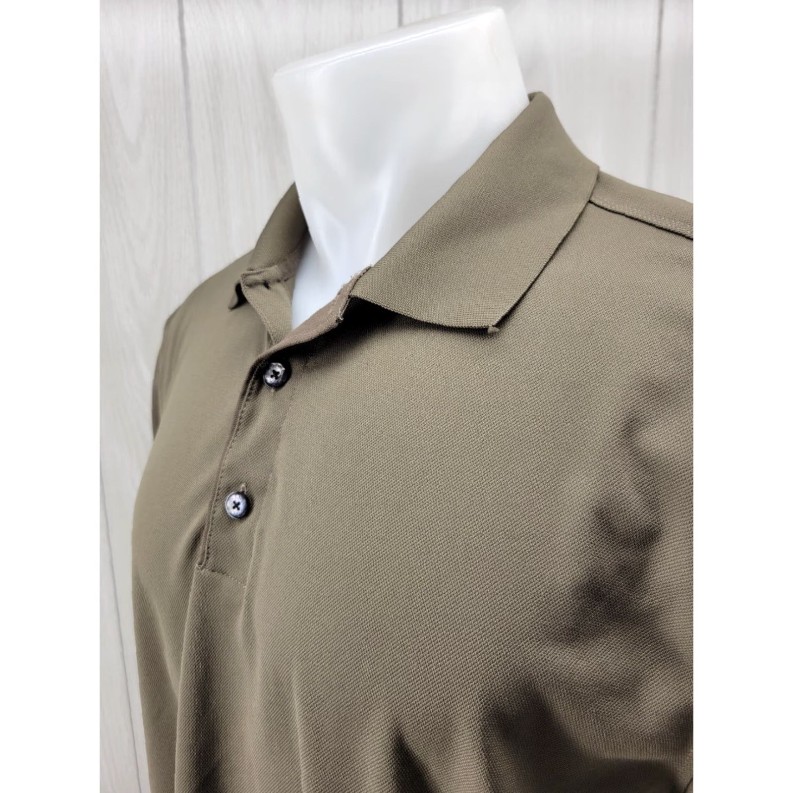 Nike Nike Golf Dri-Fit Polo Shirt Olive Drab Green Men’s Large Sportswear Shirt Size US L / EU 52-54 / 3 - 4 Thumbnail