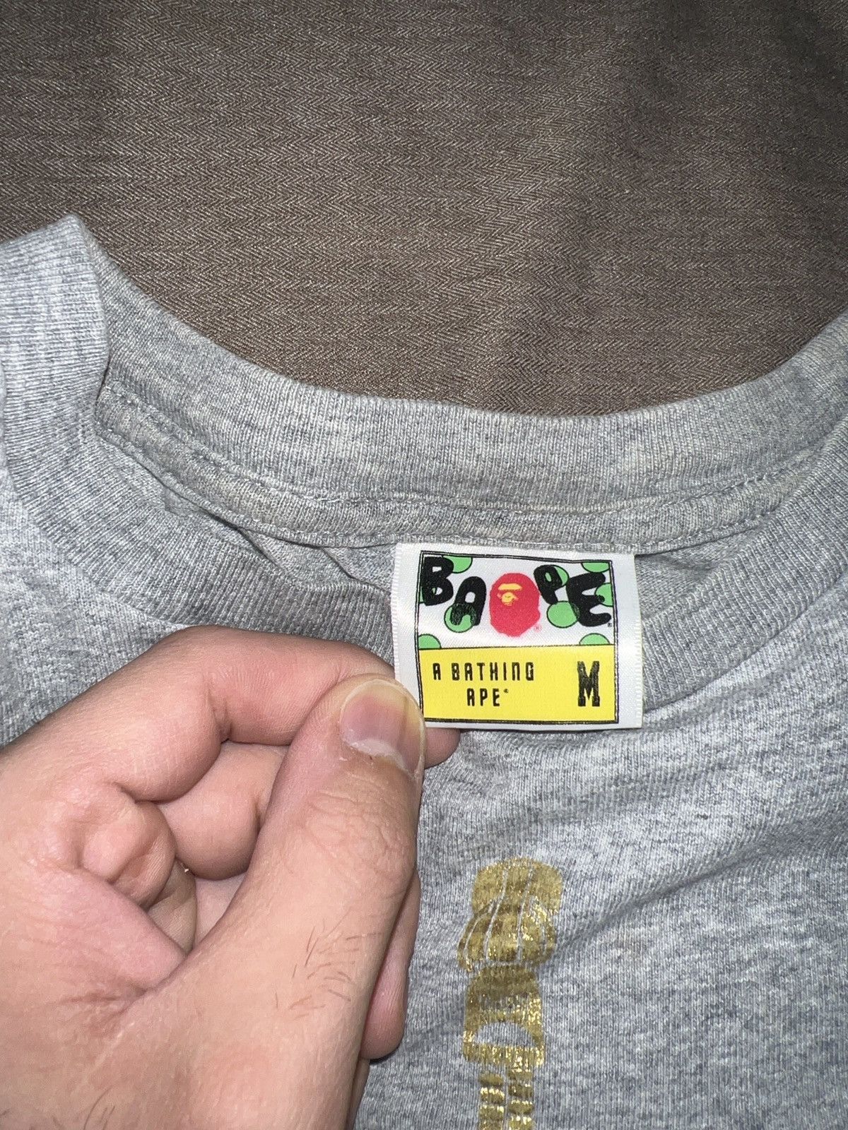 Bape BAPE Shark T Shirt ‘Grey’ Size US M / EU 48-50 / 2 - 3 Thumbnail