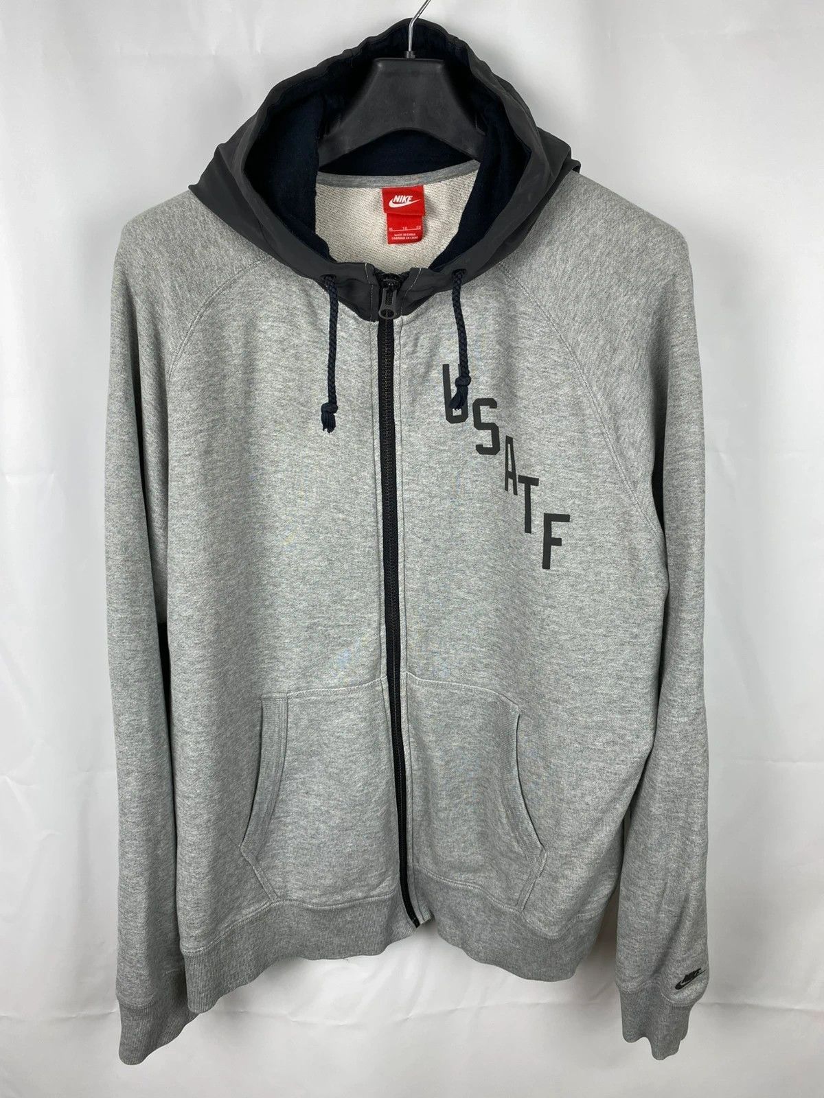 Nike Nike Usatf Full Zip Hoodie Reflective Hood size XL Size US XL / EU 56 / 4 - 1 Thumbnail