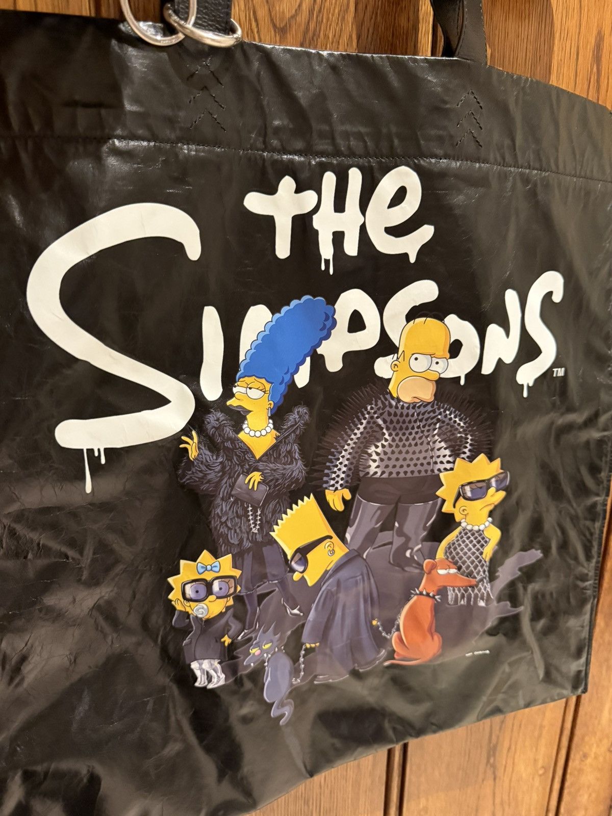 Balenciaga Balenciaga The Simpsons black tote bag bondage Keychain ring Size ONE SIZE - 11 Thumbnail