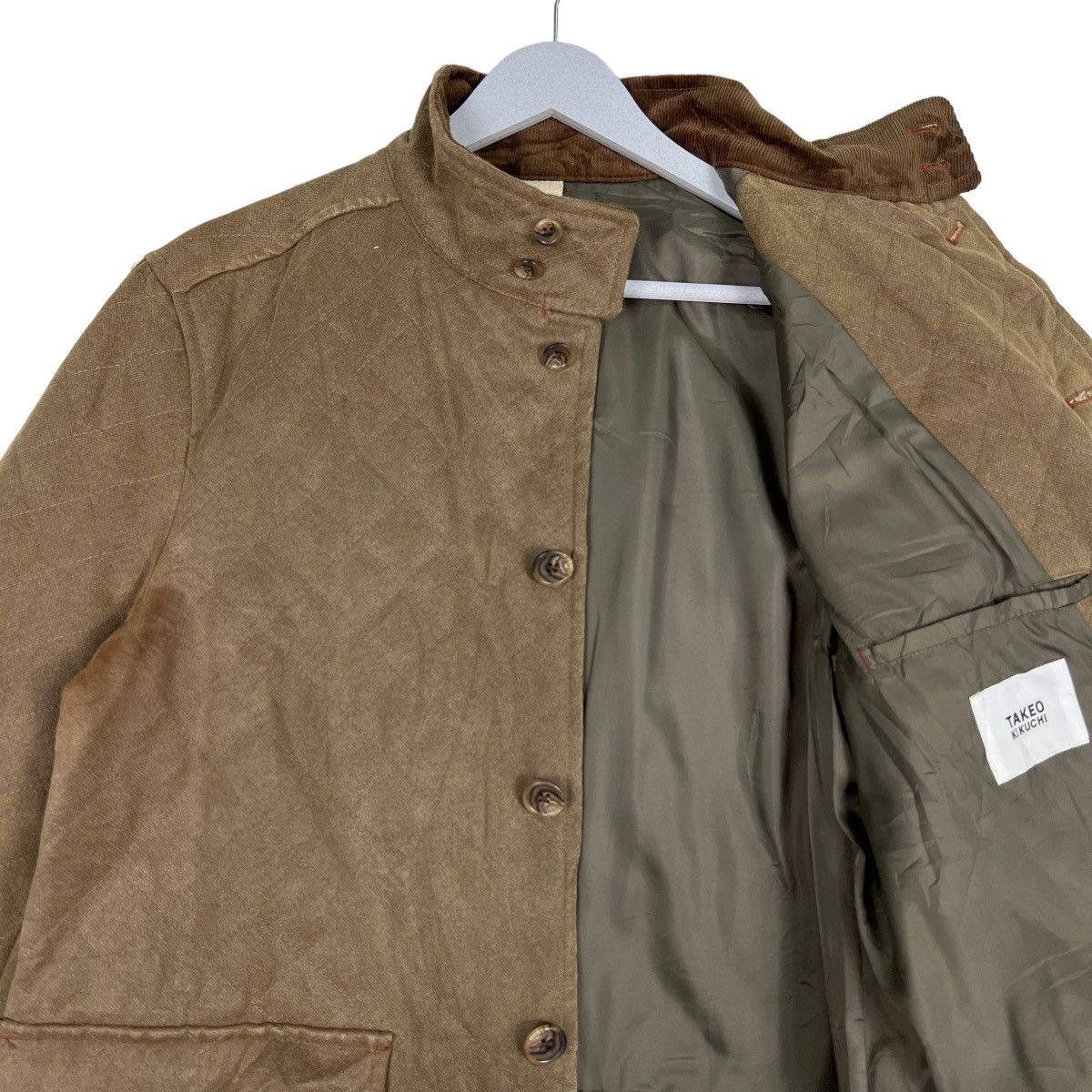 Takeo Kikuchi 🔥 TAKEO KIKUCHI MOLESKIN QUILTED JACKET Size US M / EU 48-50 / 2 - 10 Thumbnail