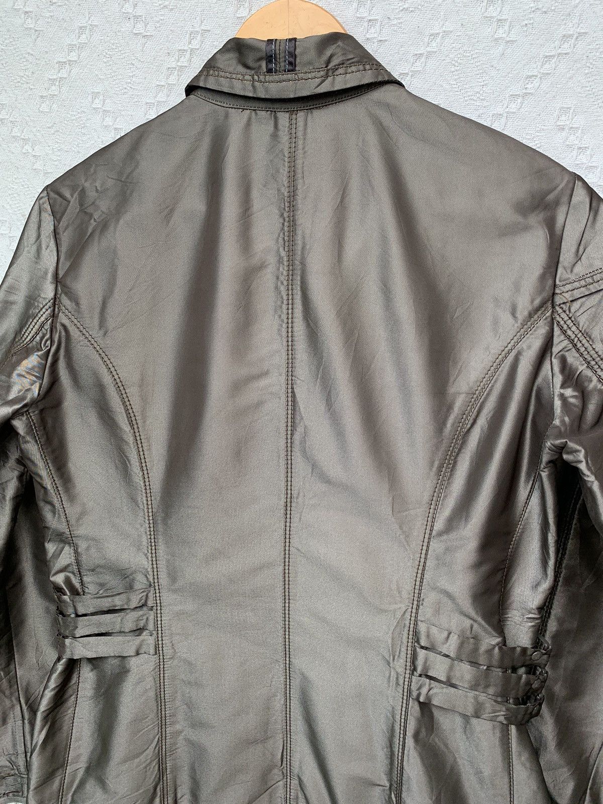 Peuterey Peuterey Asymmetrical Zipper Polyester Short Trenchcoat Size US M / EU 48-50 / 2 - 12 Thumbnail