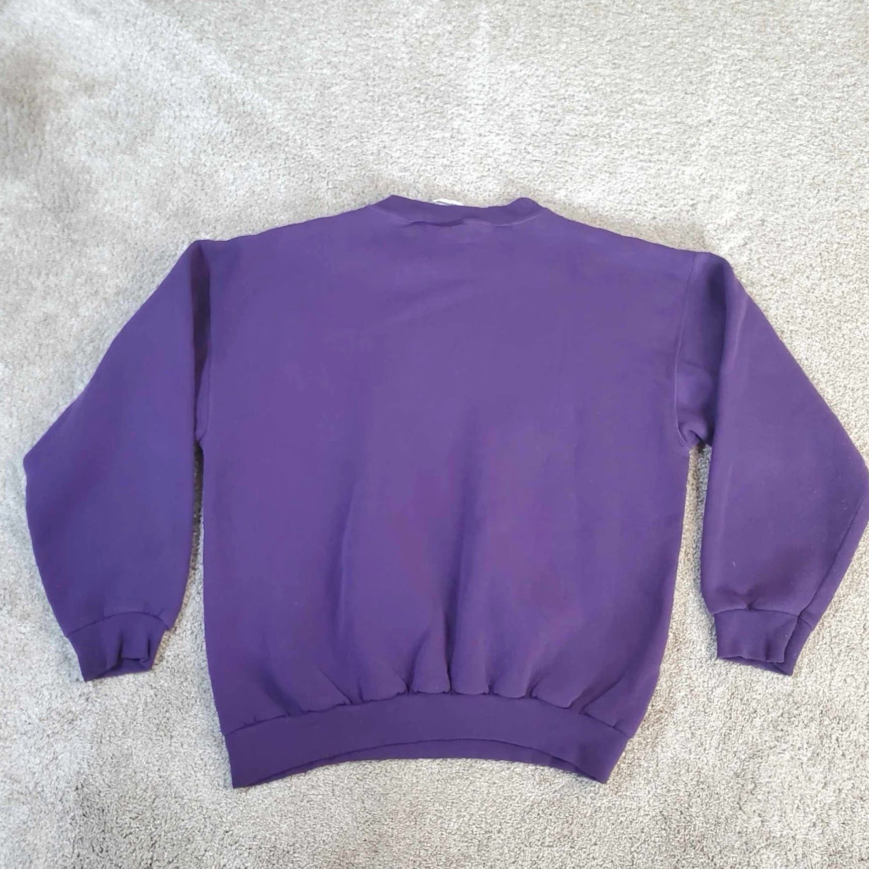 CO VINTAGE Brittania Levi Strauss & Co Sweatshirt Large Purple Unisex Adults Crew Neck Pullover Blank 90s Winter Casual Size US L / EU 52-54 / 3 - 5 Thumbnail