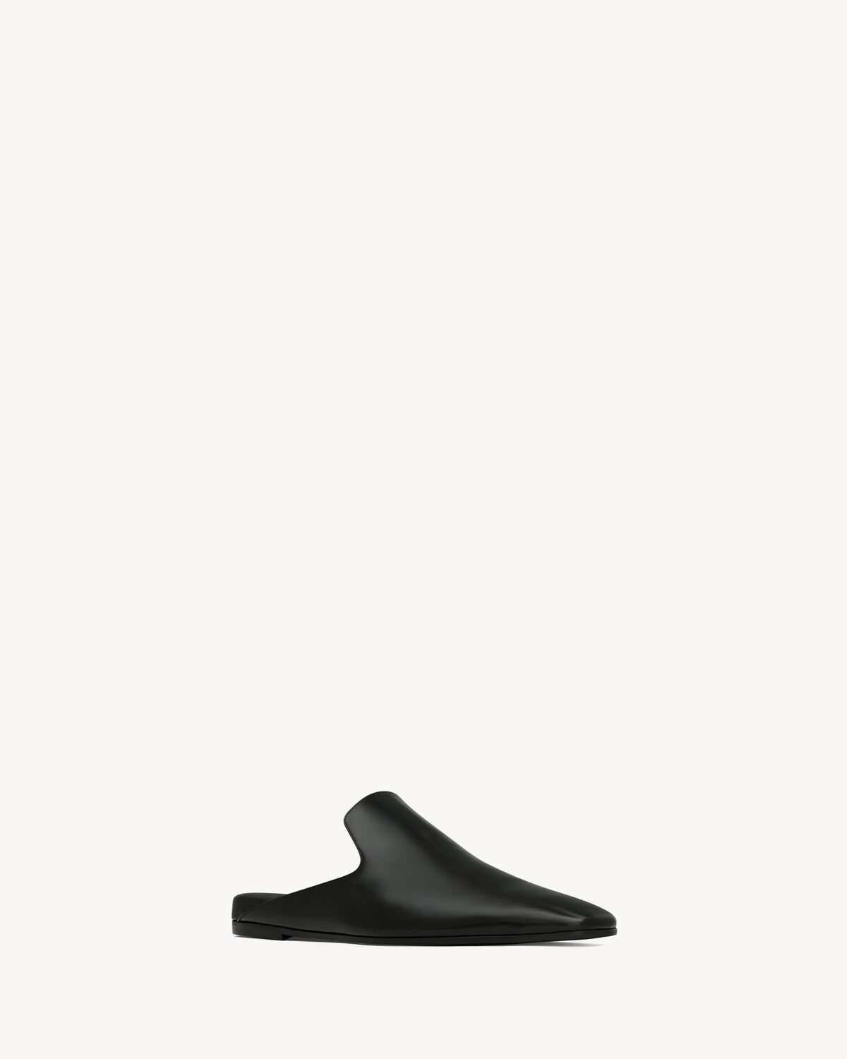 Saint Laurent Paris o1s1wg110126 819708 Meurice Mules in Smooth Leather in Black Size US 10 / EU 43 - 3 Thumbnail