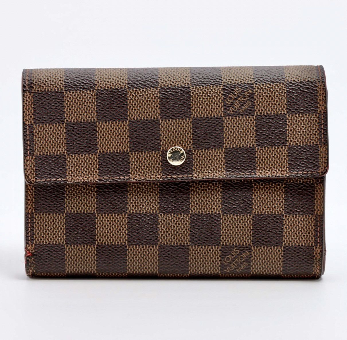 Louis Vuitton Damier Ebene Porte-Trésor Étui Papier Wallet