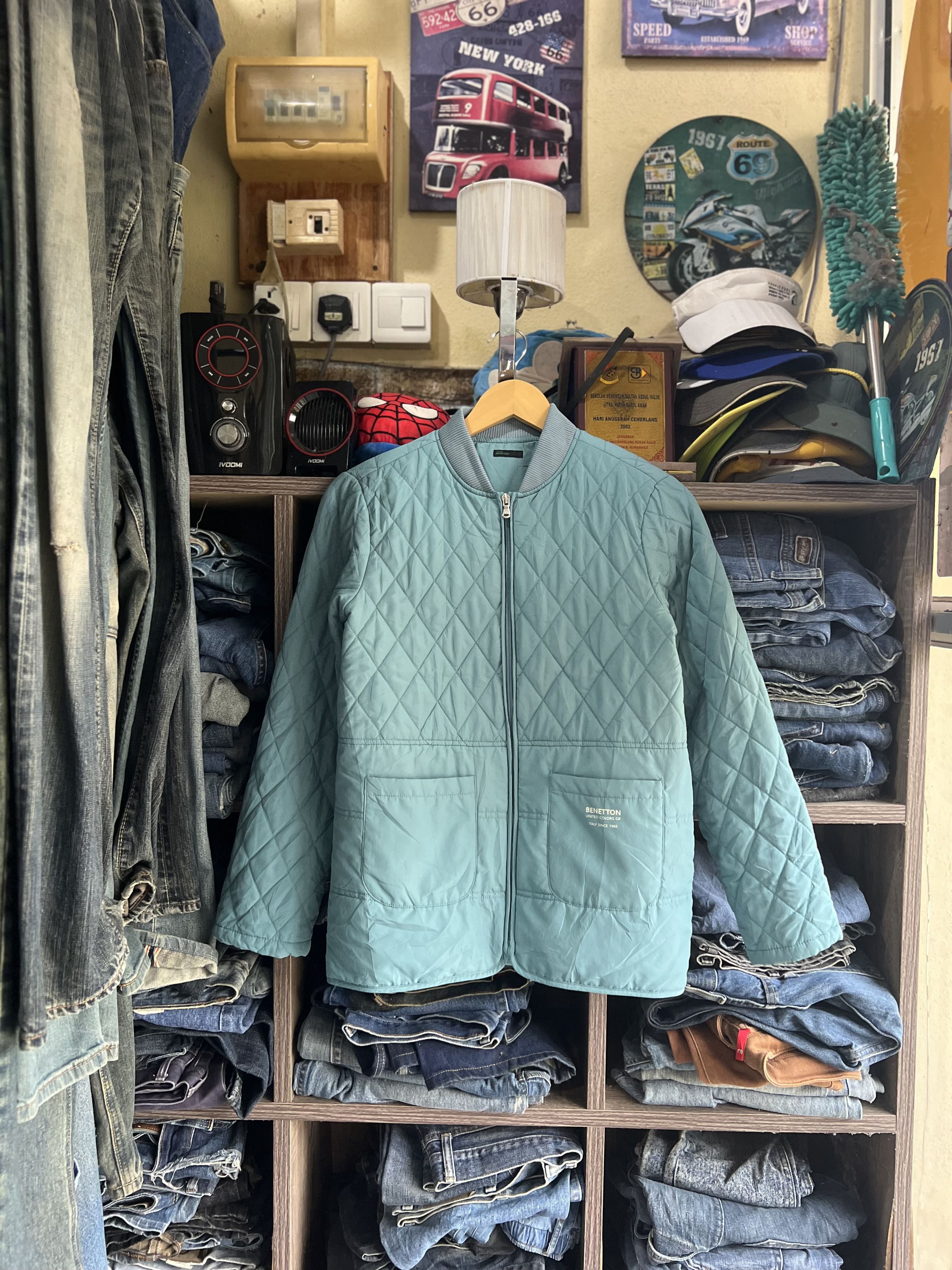 United Colors Of Benetton 🔥Stile Benetton United Colors of Benetton Quilted Jacket Size S / US 4 / IT 40 - 16 Thumbnail