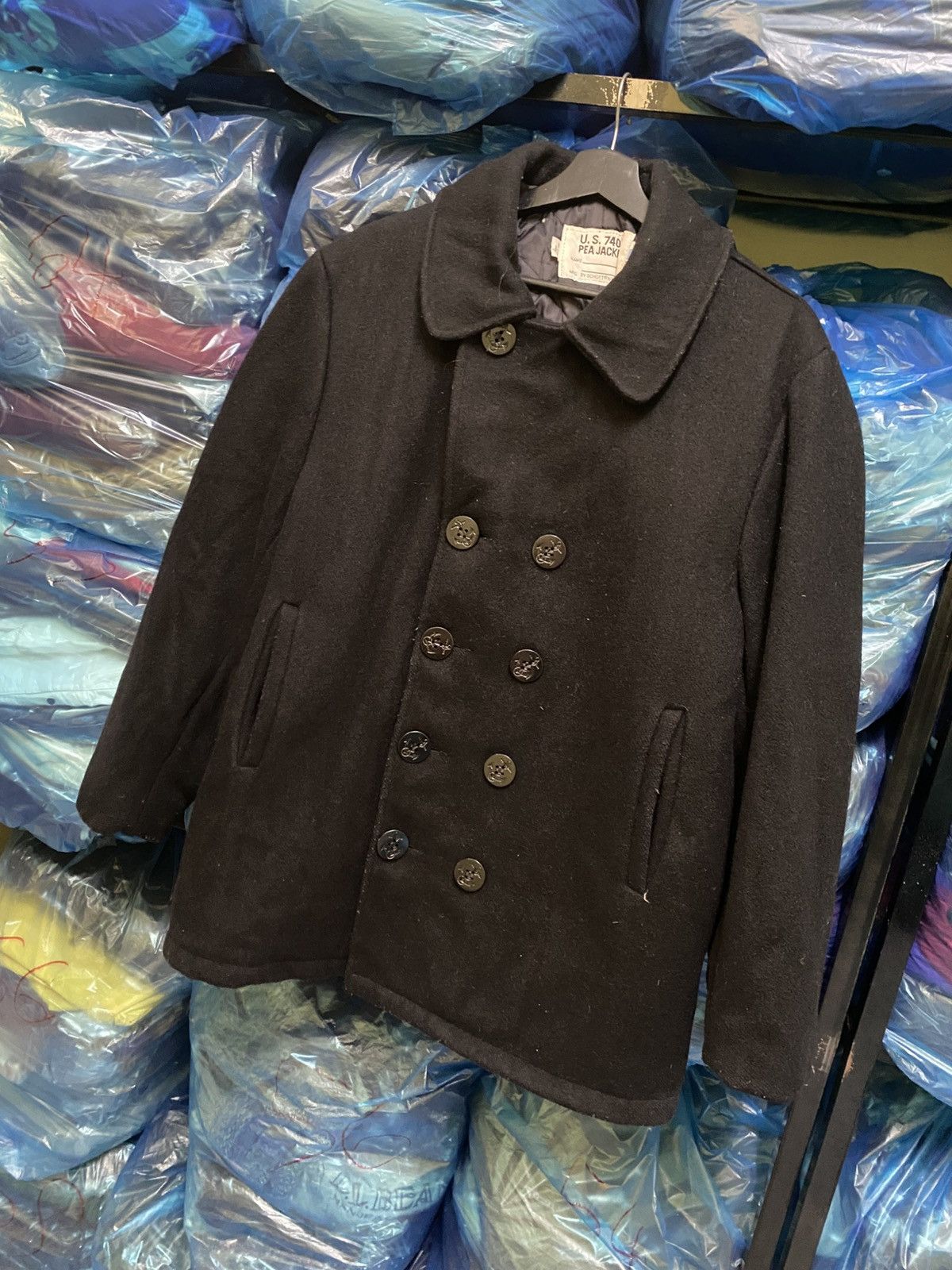 Schott VINTAGE SCHOTT 740N PEACOAT JACKET MADE IN USA Size US M / EU 48-50 / 2 - 2 Thumbnail