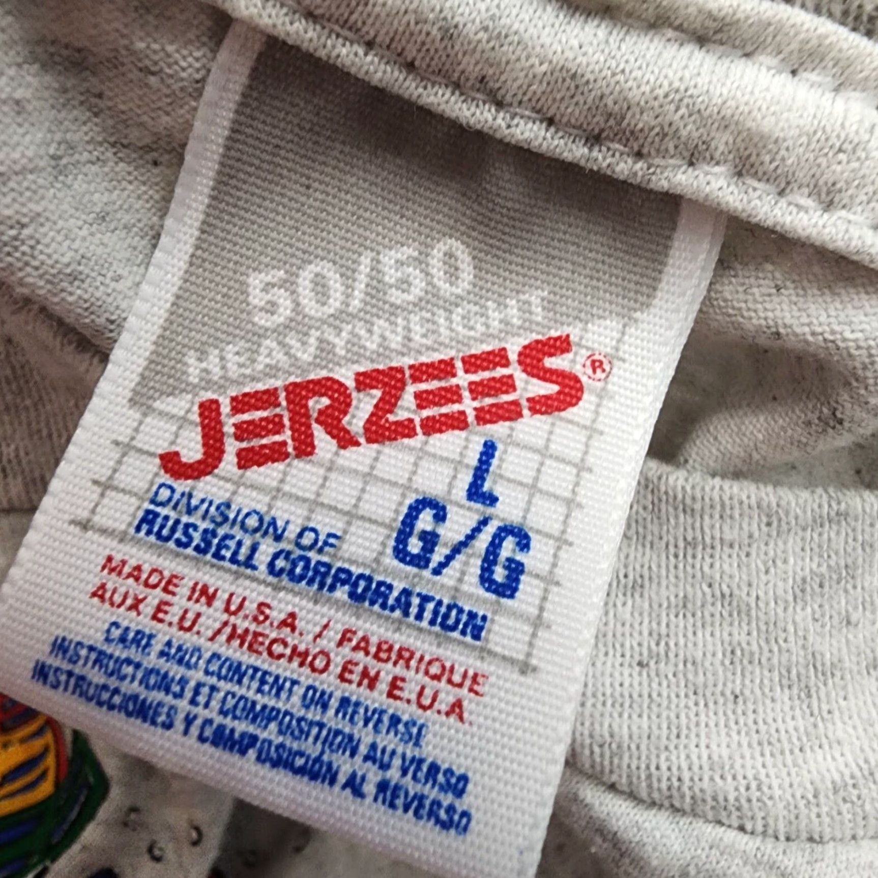 Hanes VINTAGE Hanes Mens T-Shirt 1990s Graphic Parody Christmas Jingle Bills Distressed Gray Large Size US L / EU 52-54 / 3 - 5 Thumbnail