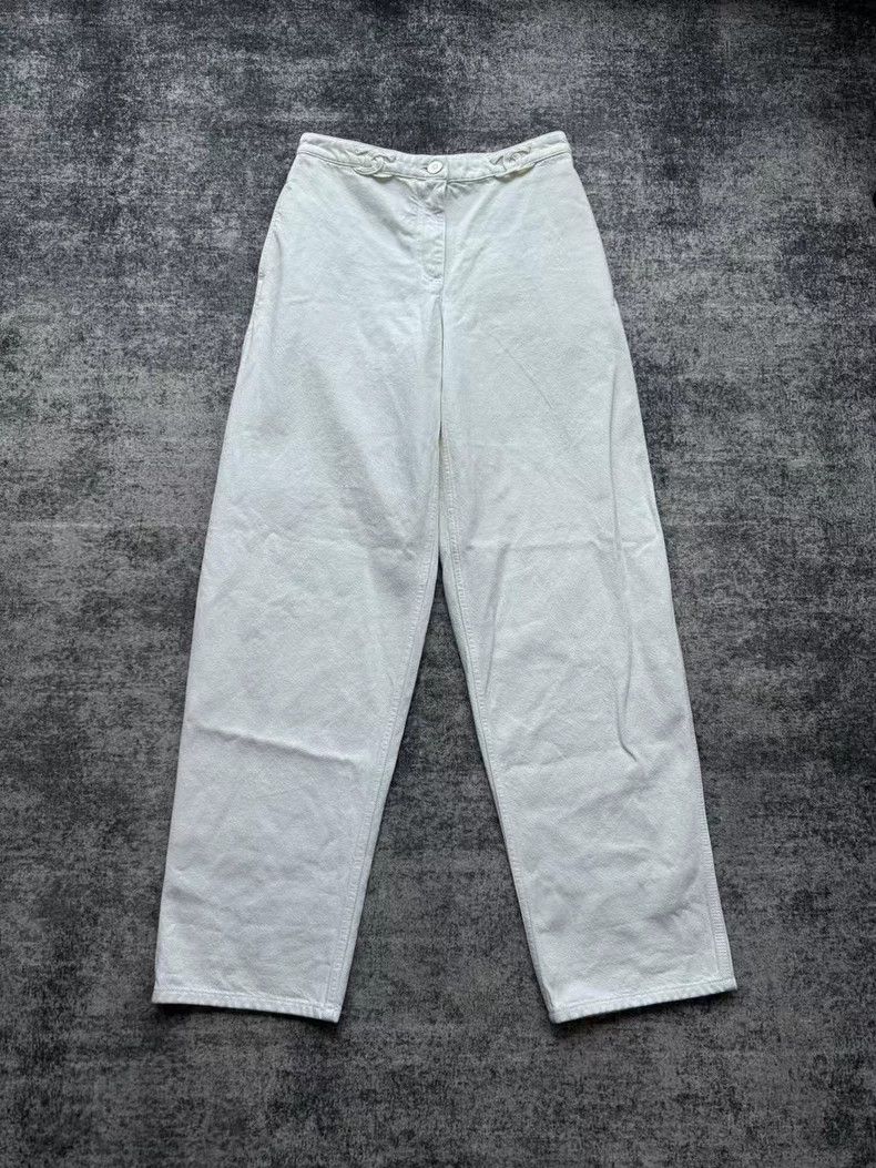 Chanel Chanel 25P White CC Waist Denim Jeans Size US 38 / EU 54 - 1 Thumbnail