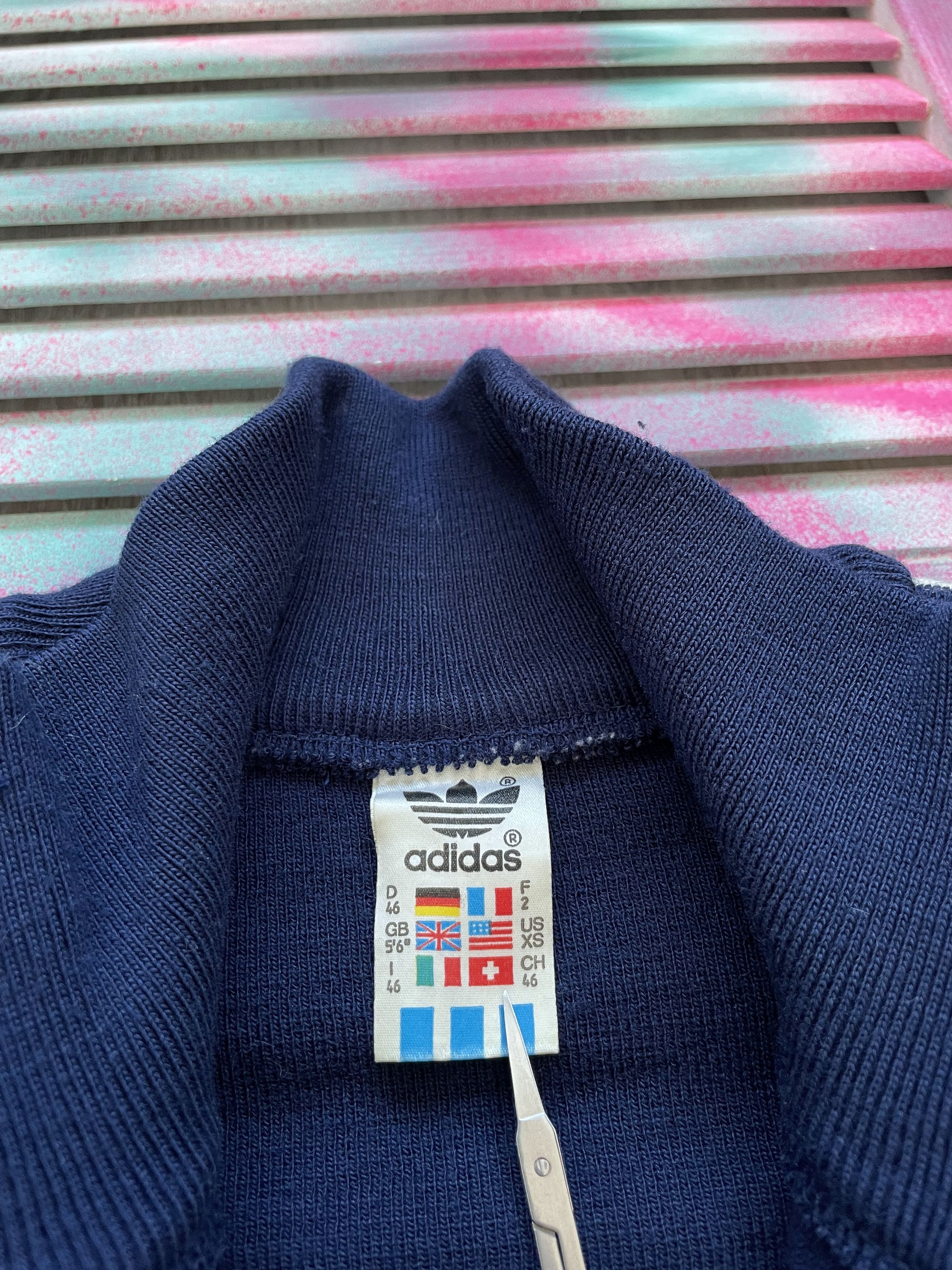 Adidas Very Rare Vintage Adidas 1/3 Zip Made in West Germany Size US S / EU 44-46 / 1 - 6 Thumbnail