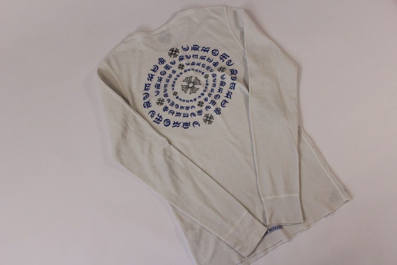 Chrome Hearts Vintage Chrome Hearts Floral Thermal Size US L / EU 52-54 / 3 - 4 Thumbnail