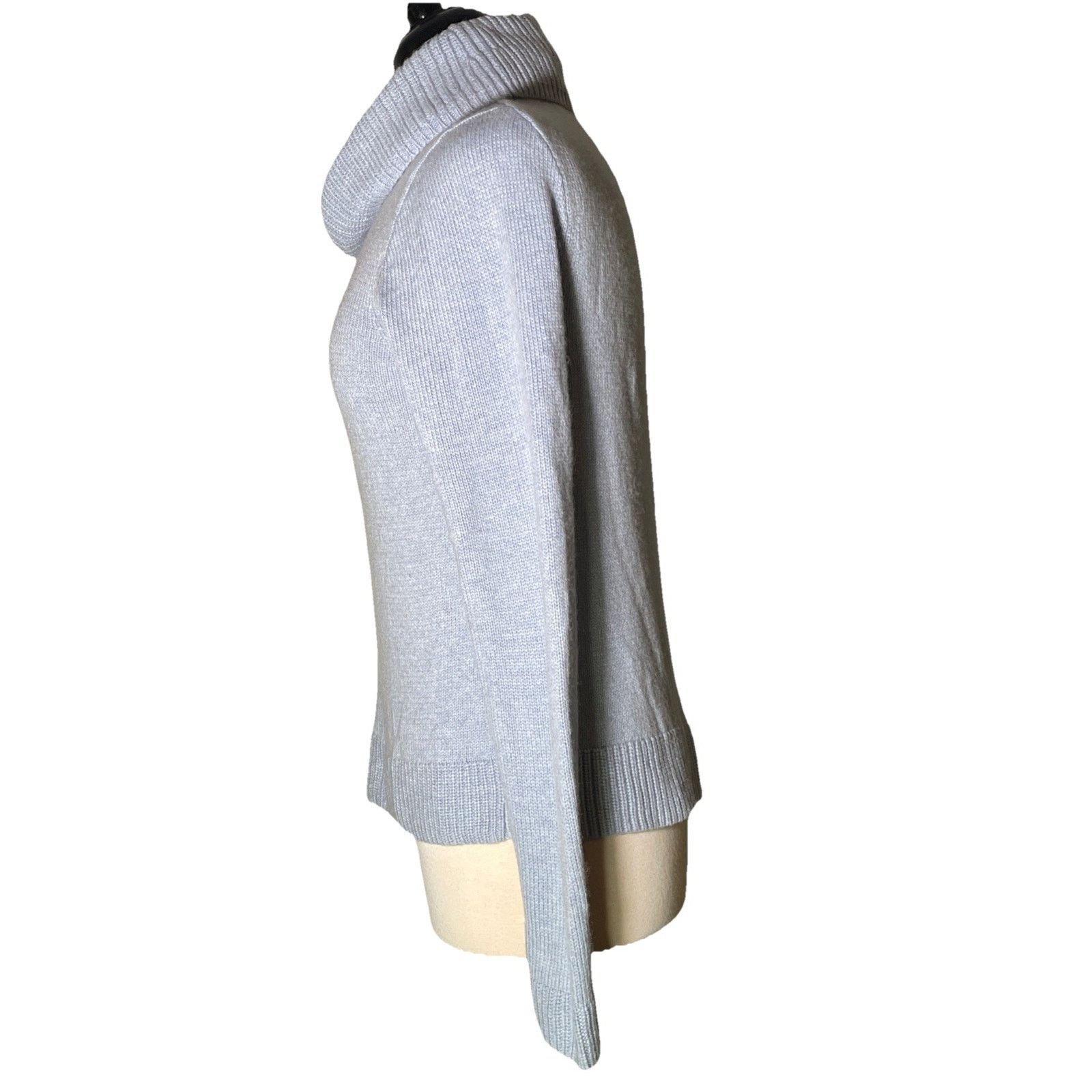 J.Crew J Crew Light Blue Cowl neck Wool Blend Sweater Size Small Size S / US 4 / IT 40 - 3 Thumbnail