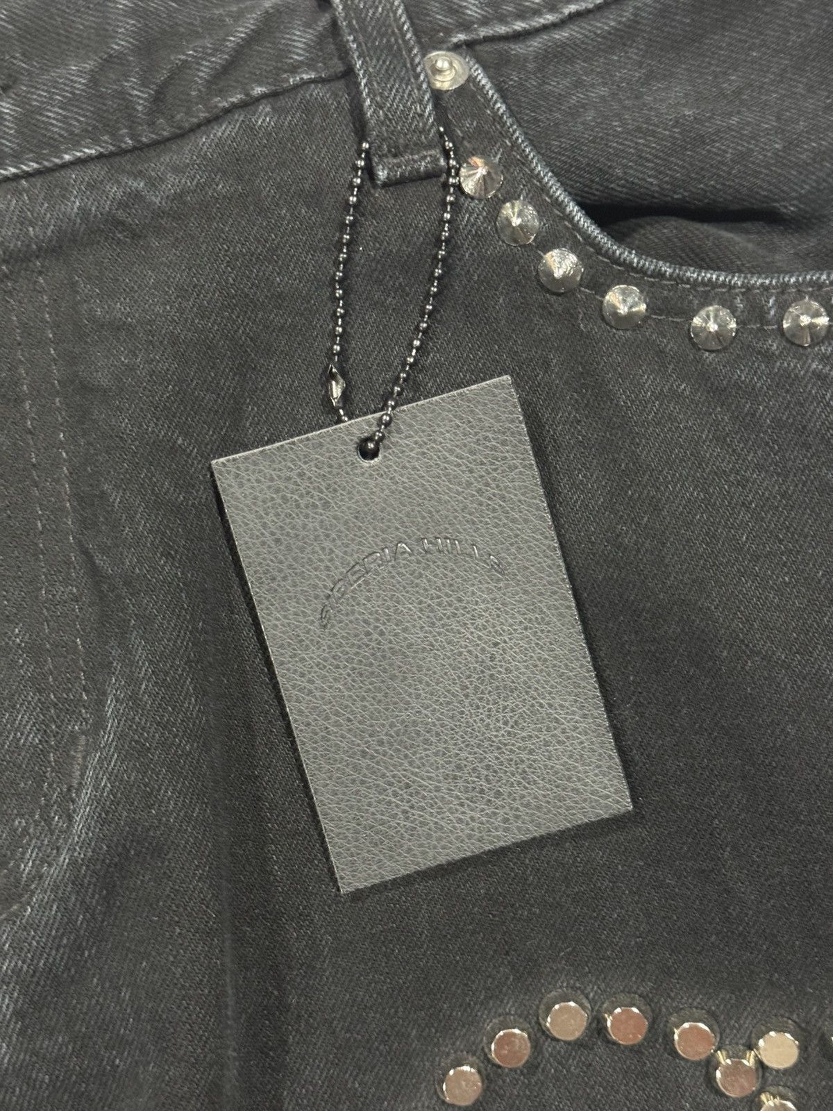 Siberia Hills Siberia Hills Studded Saturn Black Denim Jeans 34 BNWT Size US 34 / EU 50 - 9 Thumbnail