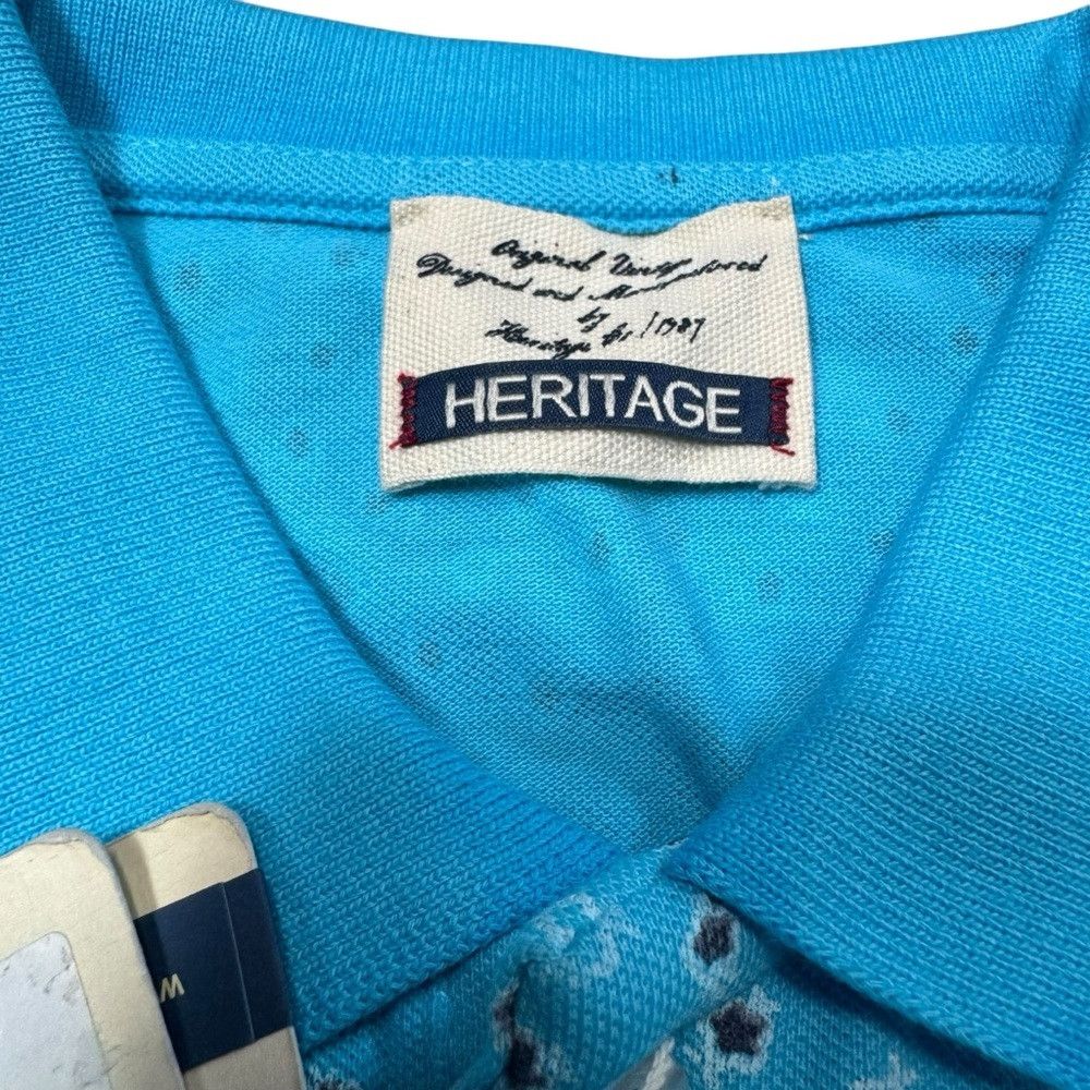 Other NWT New Heritage Blue Cotton Polo Shirt Made In Italy Size Size US M / EU 48-50 / 2 - 5 Thumbnail