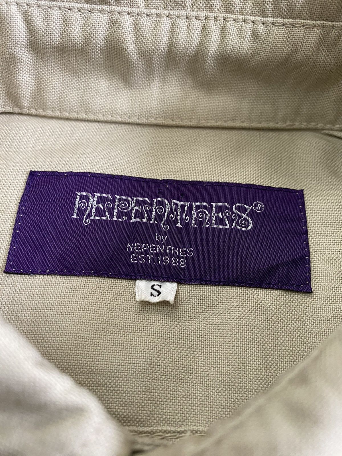 Japanese Brand × Needles × Nepenthes Nepenthes Work Shirt w Double Pocket Size US S / EU 44-46 / 1 - 3 Thumbnail