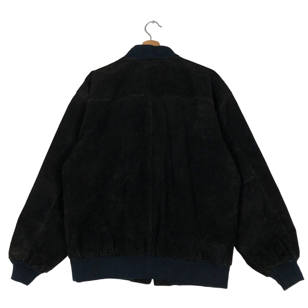 Japanese Brand 🔥Vtg Sunvalley Genuine Leather Bomber Jacket Issey Miyake Size US L / EU 52-54 / 3 - 8 Thumbnail