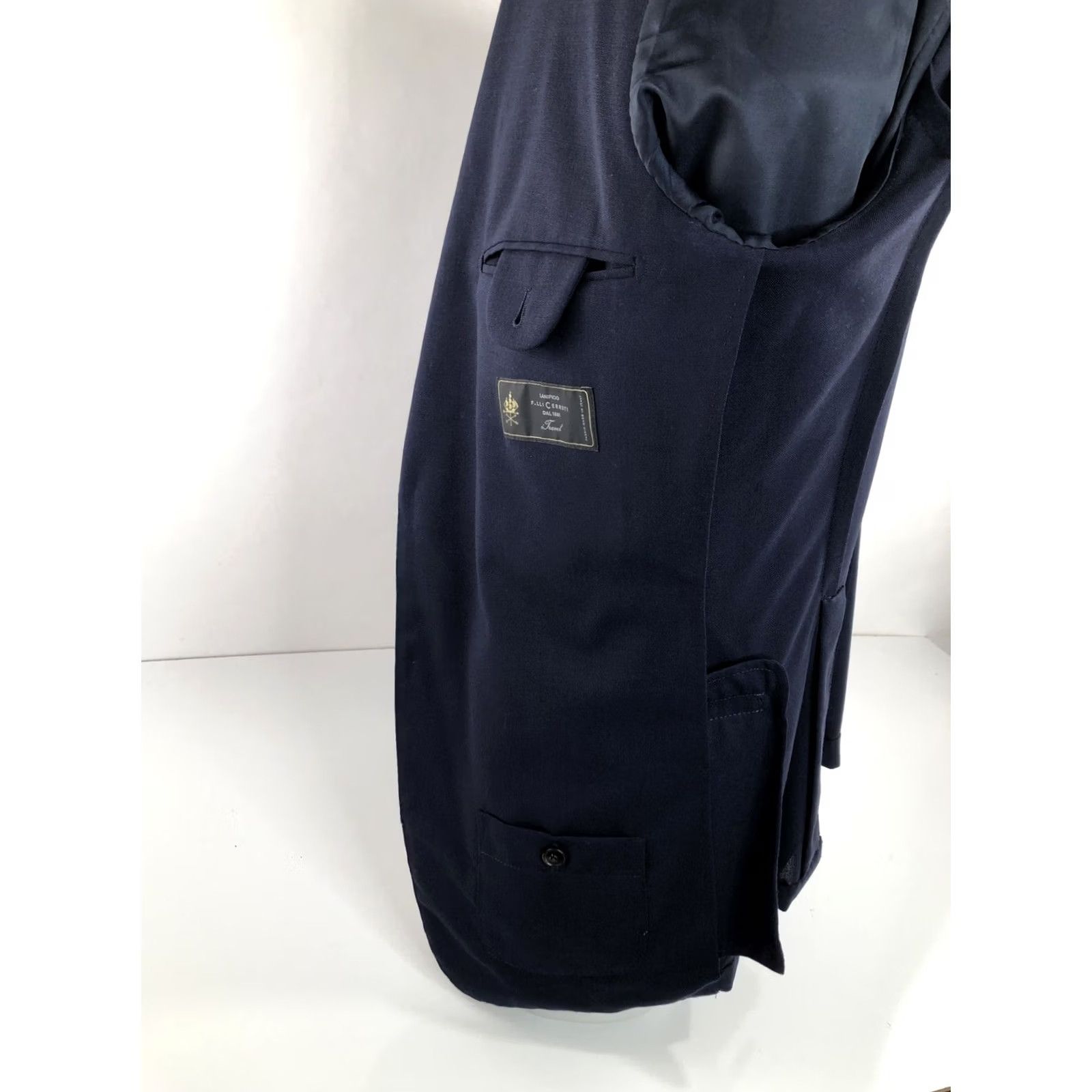 Suitsupply SUIT SUPPLY HAVANA TRAVELLER Slim CERRRUTI WOOL 40 L Navy Blazer Jacket Men Travel Size 40R - 7 Thumbnail