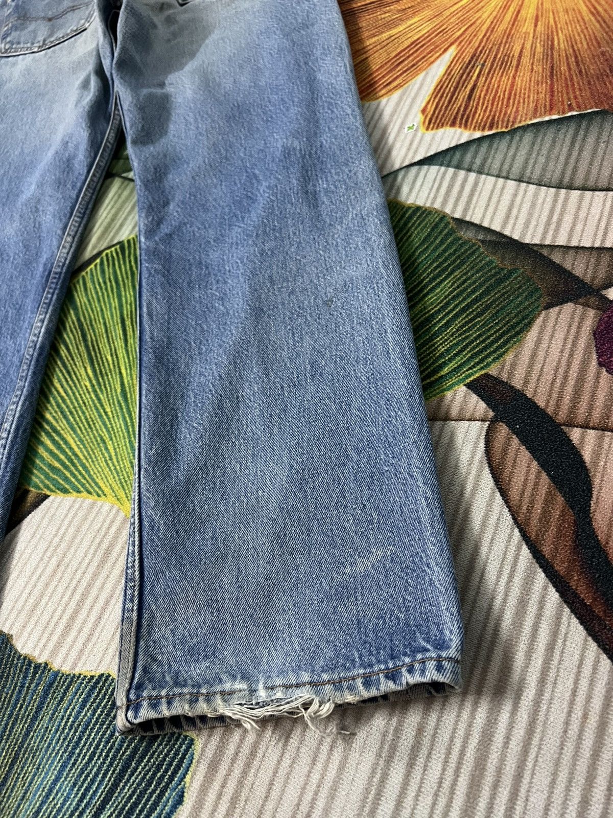 Levi's 💥Vintage 90’s Levis 501xx Distress Mud Wash Jean USA Size US 32 / EU 48 - 16 Thumbnail