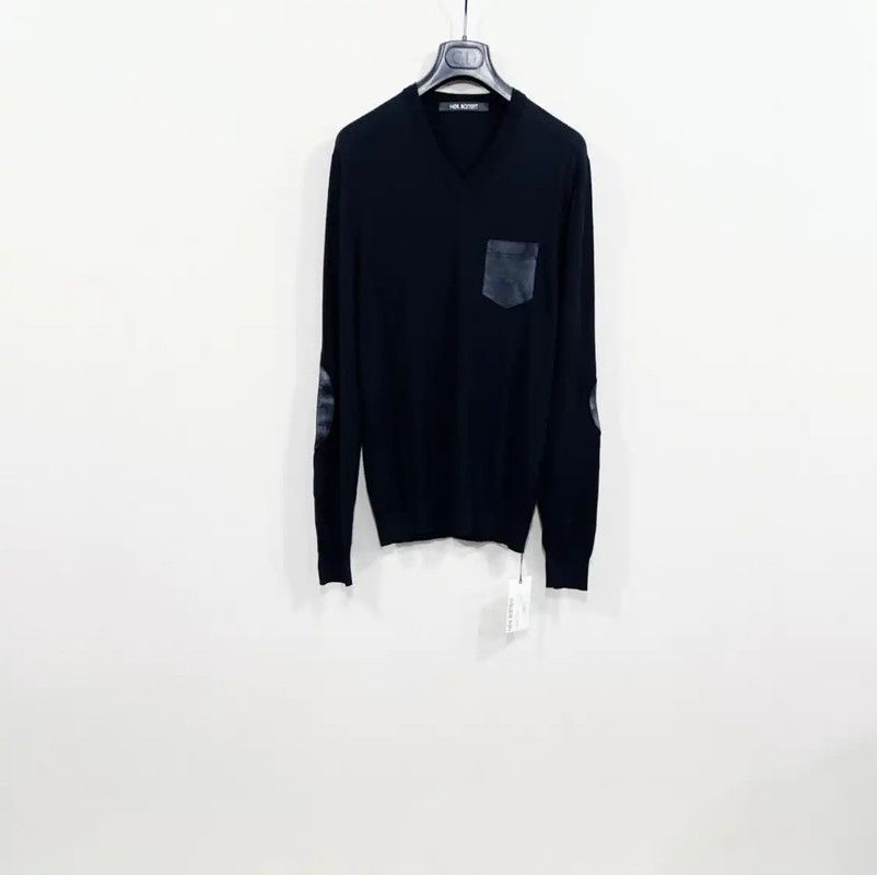 Neil Barrett NeIL BarreTT Men's Pullover in Dark Gray Wool 0089 Size US XS / EU 42 / 0 - 1 Thumbnail