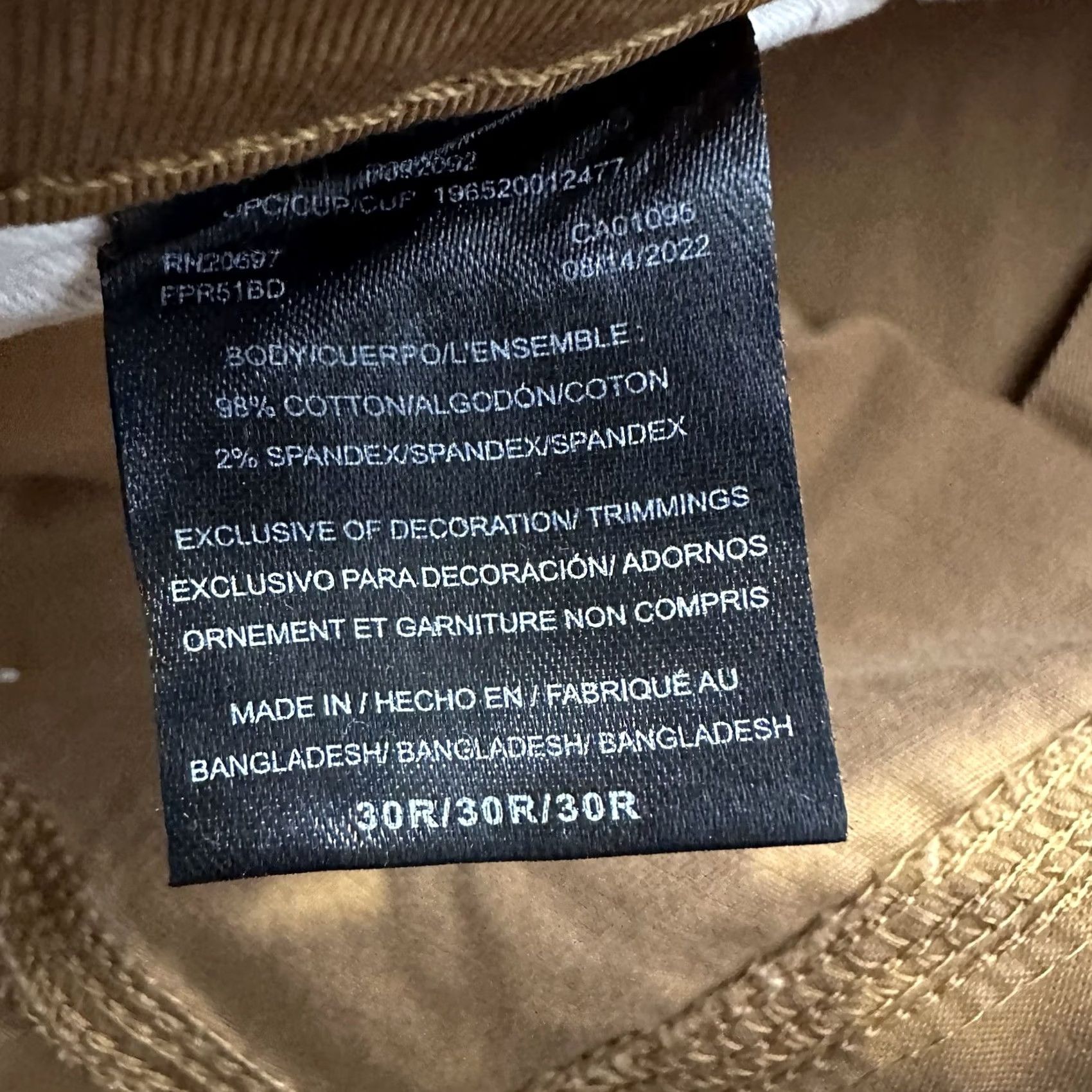 Dickies Dickies Carpenter Pants Womens 30x31 Brown Relaxed Fit Utility Stretch High Rise Size 30" / US 8 / IT 44 - 6 Thumbnail