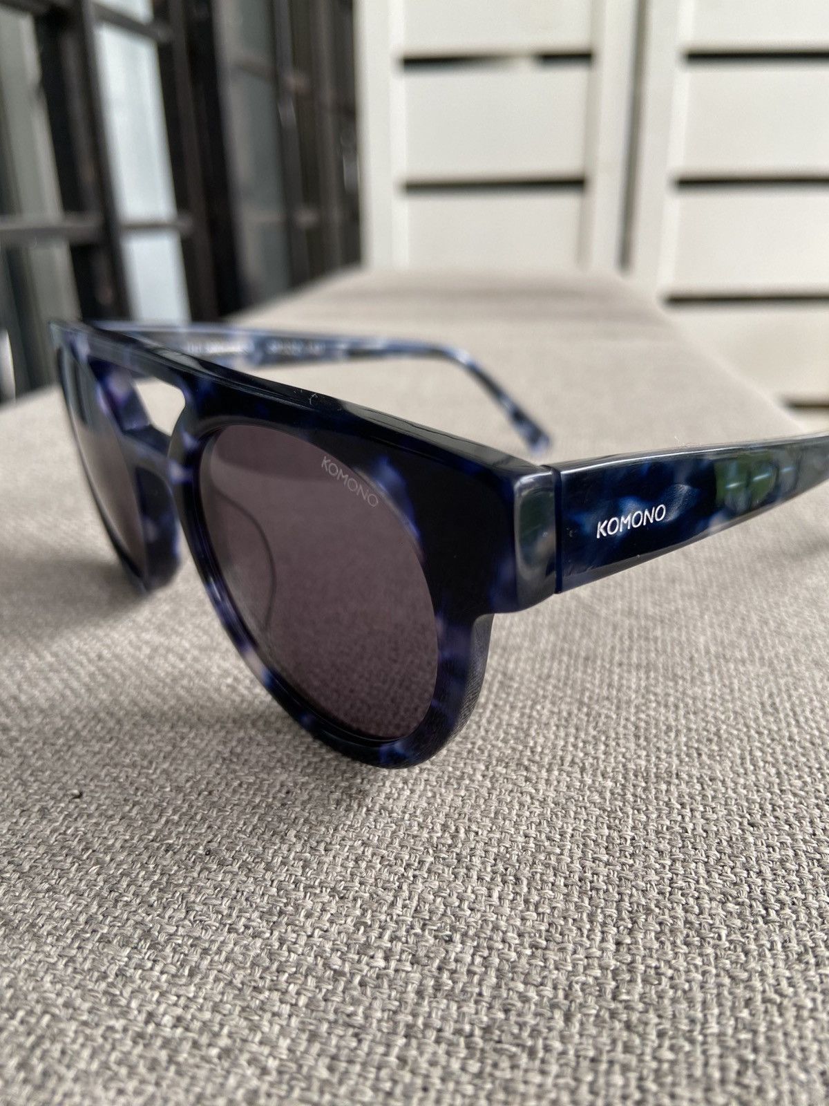 Komono KOMONO Sunglasses The dreyfuss blur indigo Size ONE SIZE - 7 Thumbnail