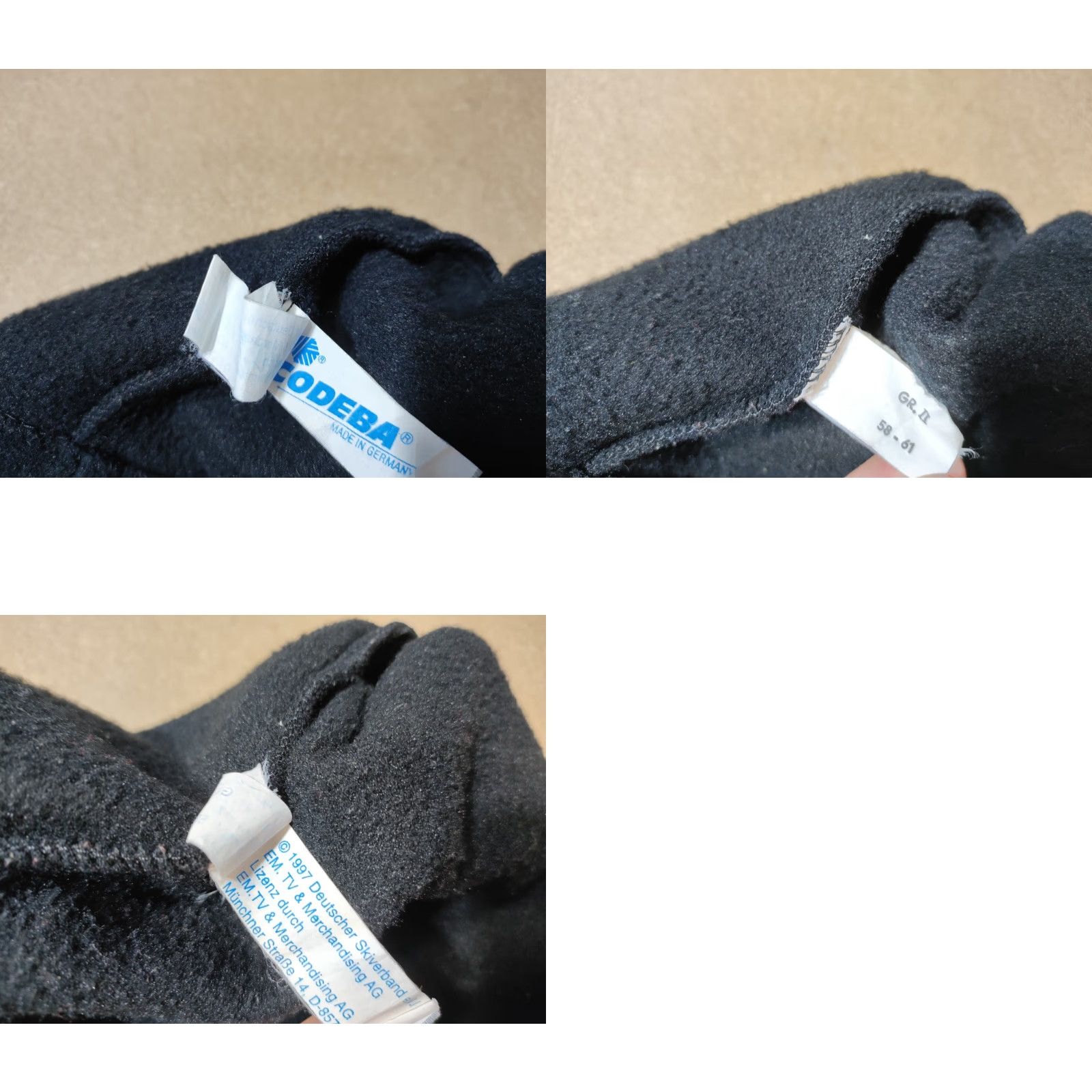 Vintage VINTAGE CODEBA Beanie Hat One Size Black Fleece Winter Ski Outdoor Sports Unisex Adults Small? Size US M / EU 48-50 / 2 - 8 Thumbnail