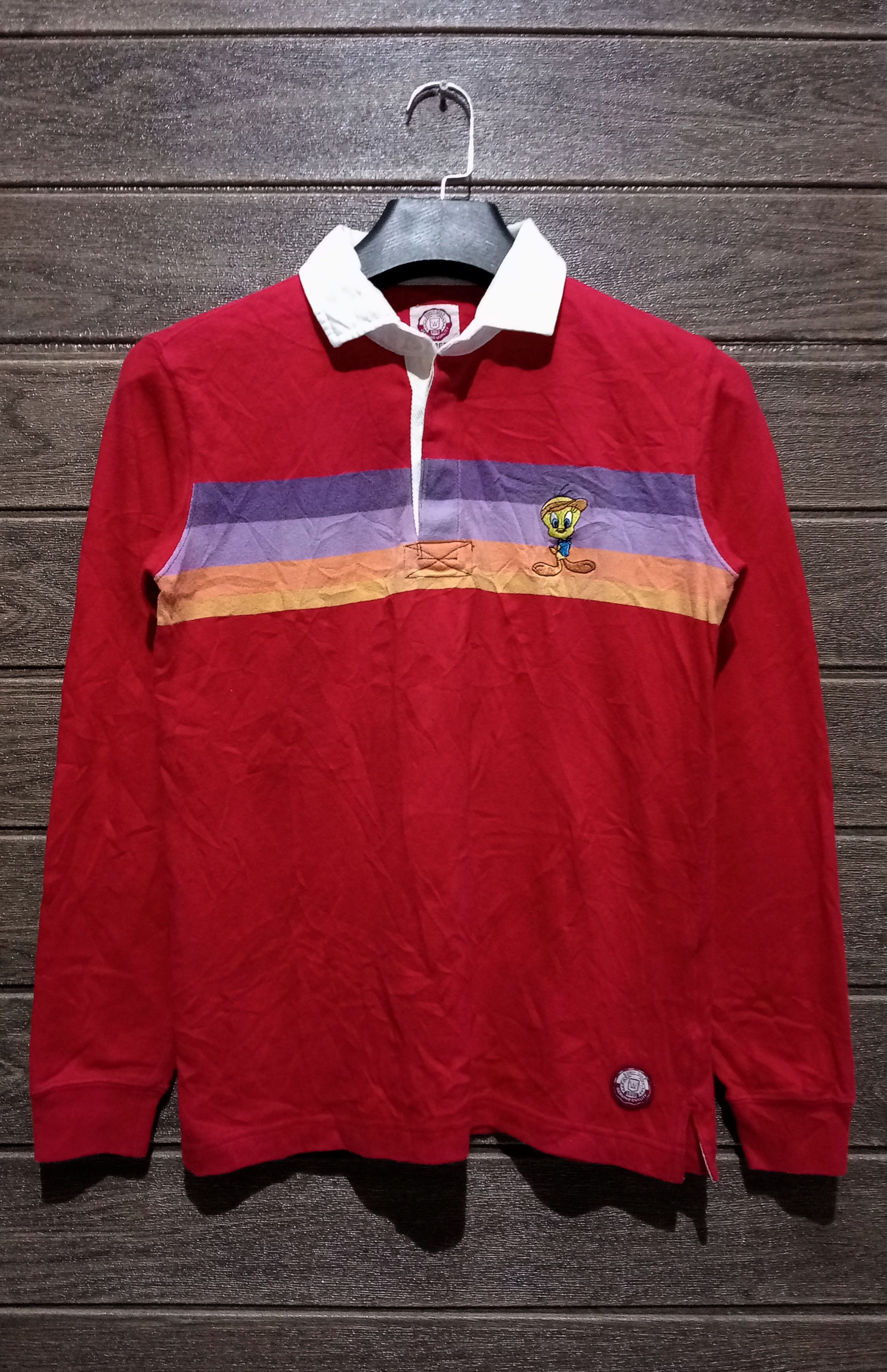 Warner Bros Vintage Edwin Golf X Warner Bros Tweety Polos Rugby Shirt. Size US S / EU 44-46 / 1 - 1 Thumbnail