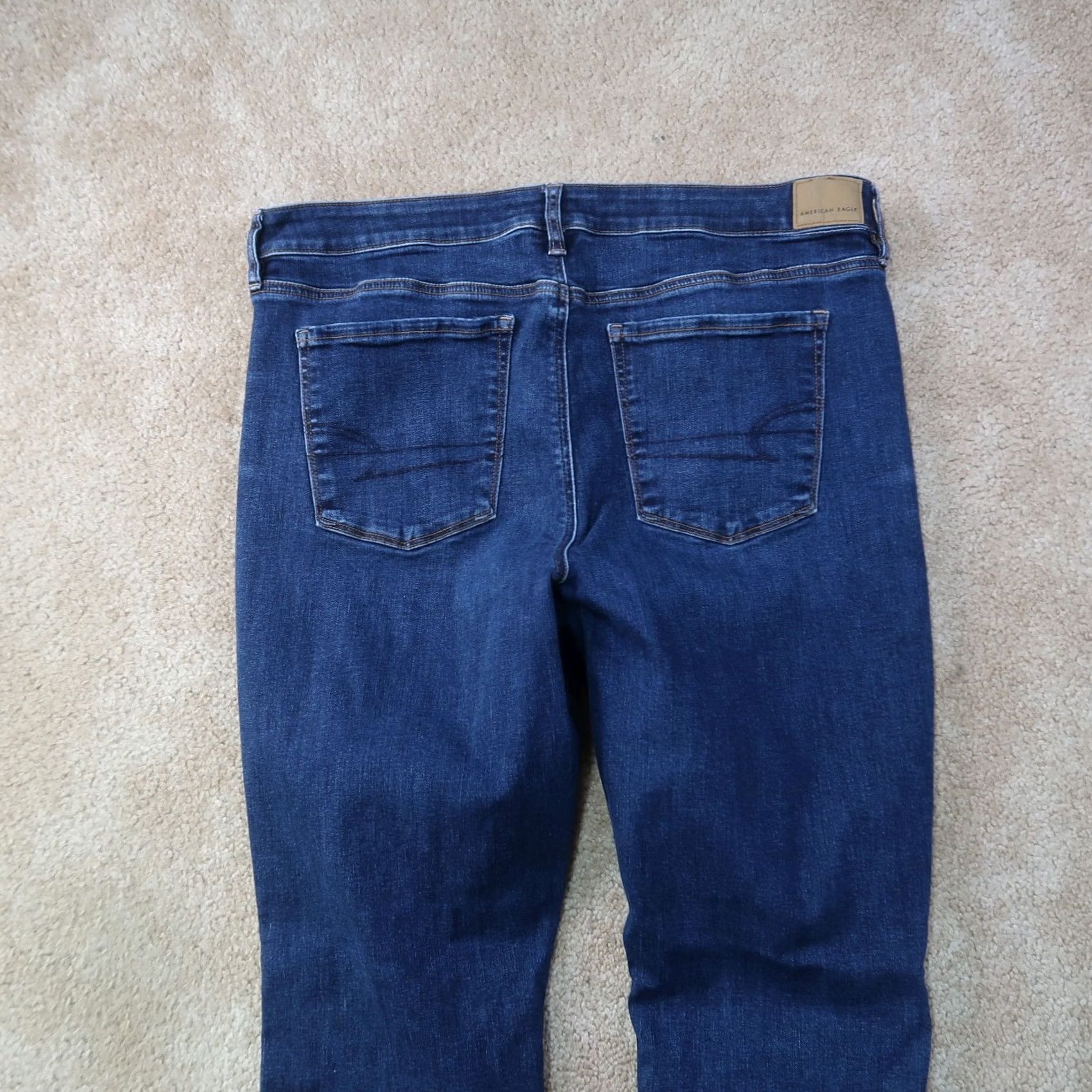 American Eagle Outfitters VINTAGE American Eagle Outfitters Jeans? (No, Vintage: No) -> American Eagle high skinny Kick Bootcut Jeans Women's 18L Next Level Stretch Size 40" / US 18 - 6 Thumbnail