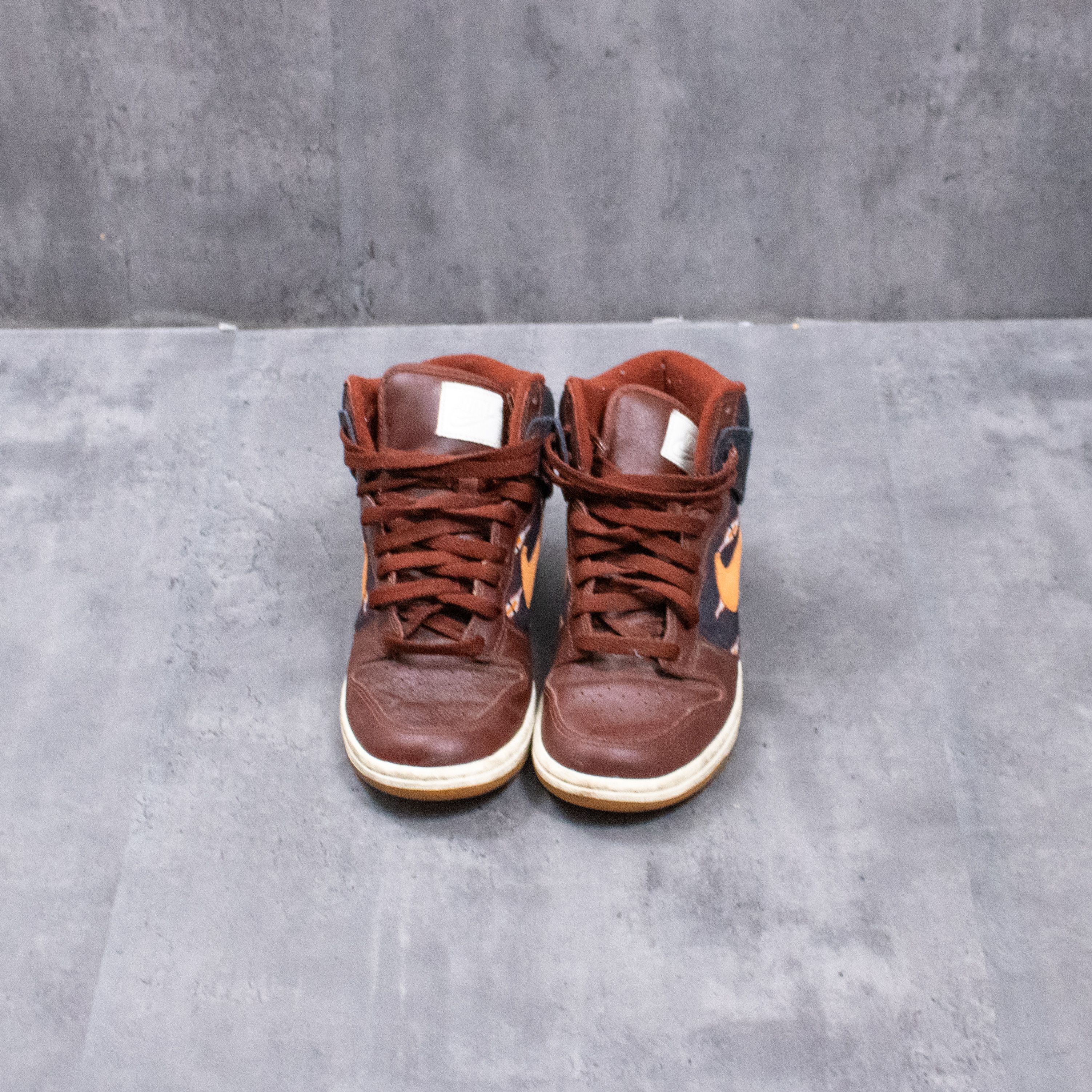 Nike Y2K 2011 Nike Aztex Dunk Hi Skinny Sneakers Shoes Size US 7.5 / IT 37.5 - 2 Thumbnail