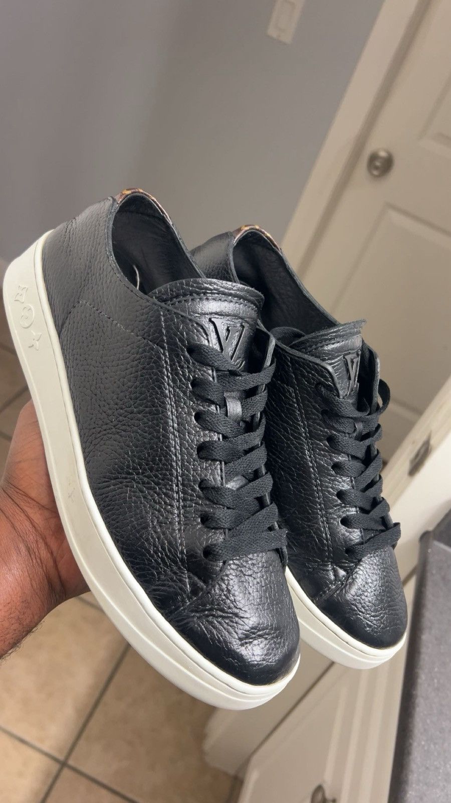 Louis Vuitton Louis Vuitton Leather Trainers Size US 7.5 / EU 40-41 - 7 Thumbnail
