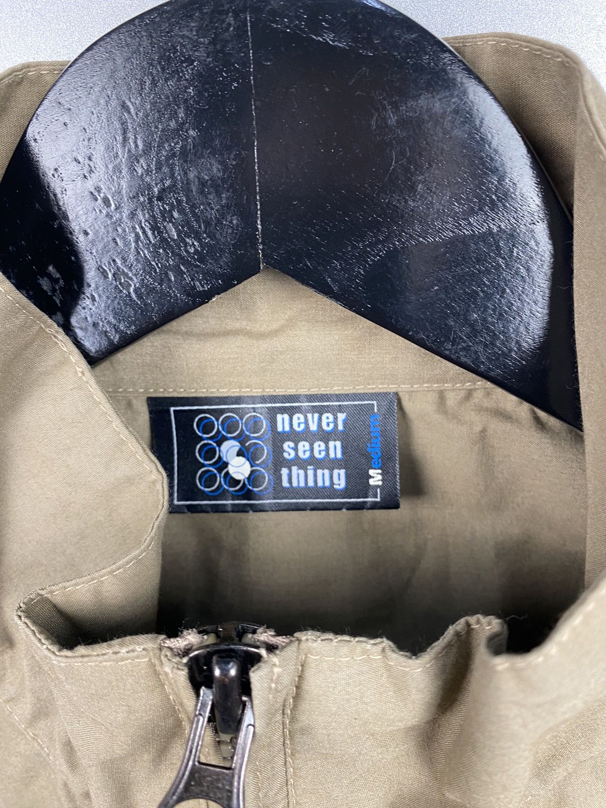 Japanese Brand × Vintage Neverseenthing Zip up Overshirt Size US M / EU 48-50 / 2 - 5 Thumbnail