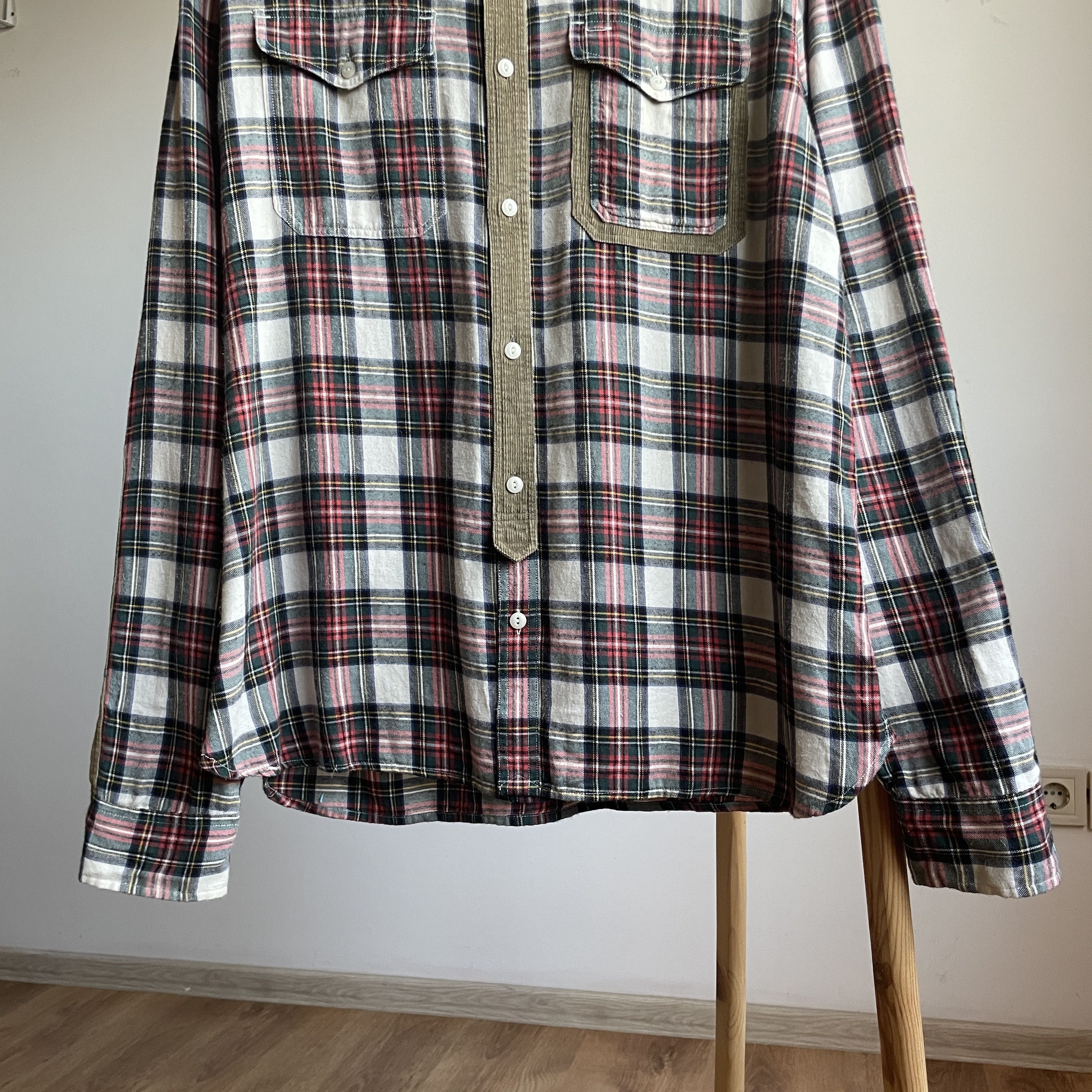 Allsaints Allsaints Arleaux Checkered Flannel Shirt Size L Size US L / EU 52-54 / 3 - 5 Thumbnail