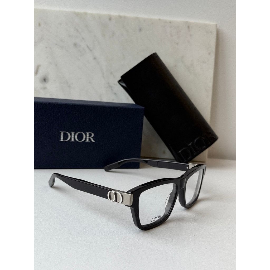 Dior NEW Dior CDIconO S1I Unisex Eyeglasses Frames in Black Size ONE SIZE - 4 Thumbnail