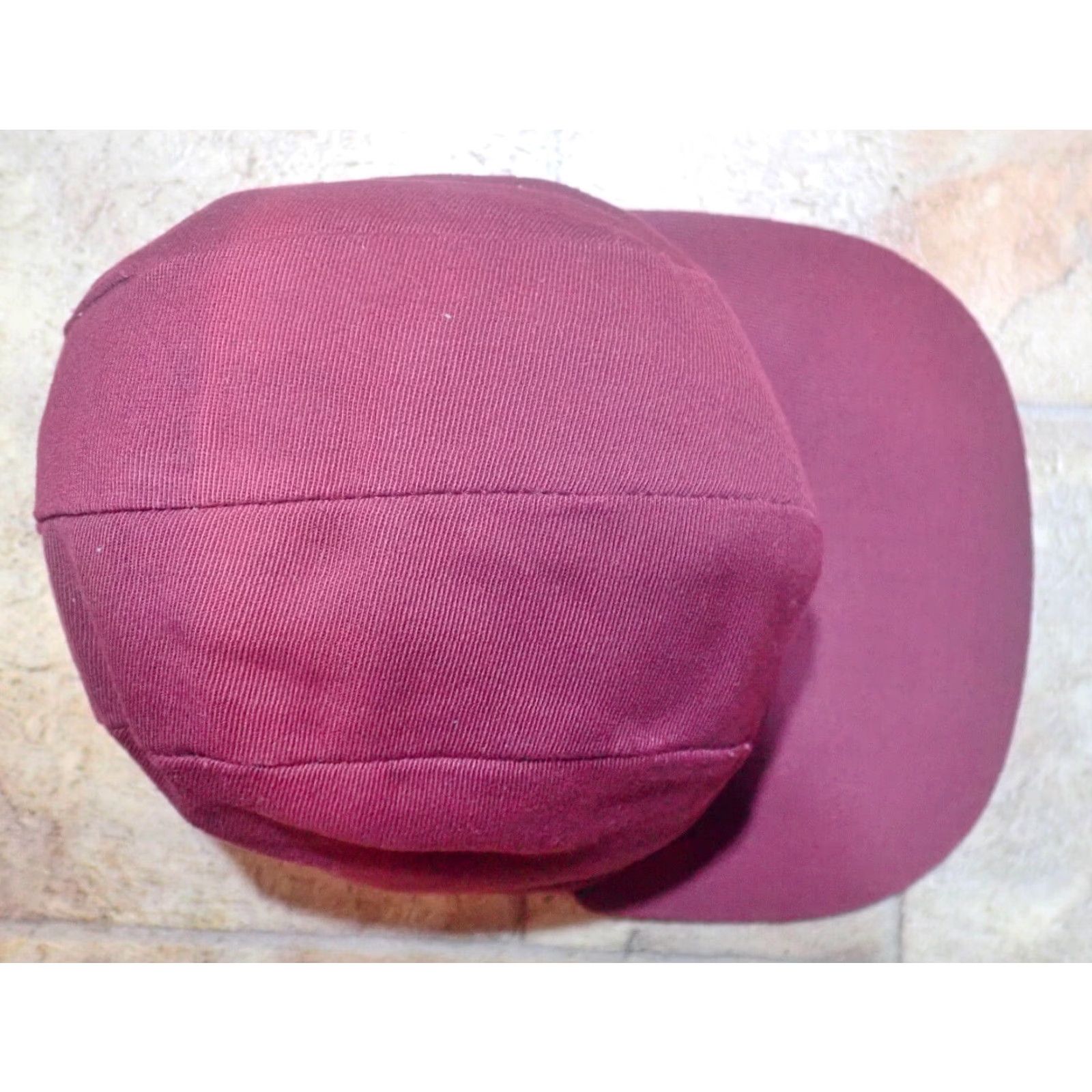 Vintage Vintage Men's Baseball Cap Hat 70s 80s Fitted Insulated Waterproof Fishing Hunting Burgundy Size 6 7/8 Size ONE SIZE - 4 Thumbnail