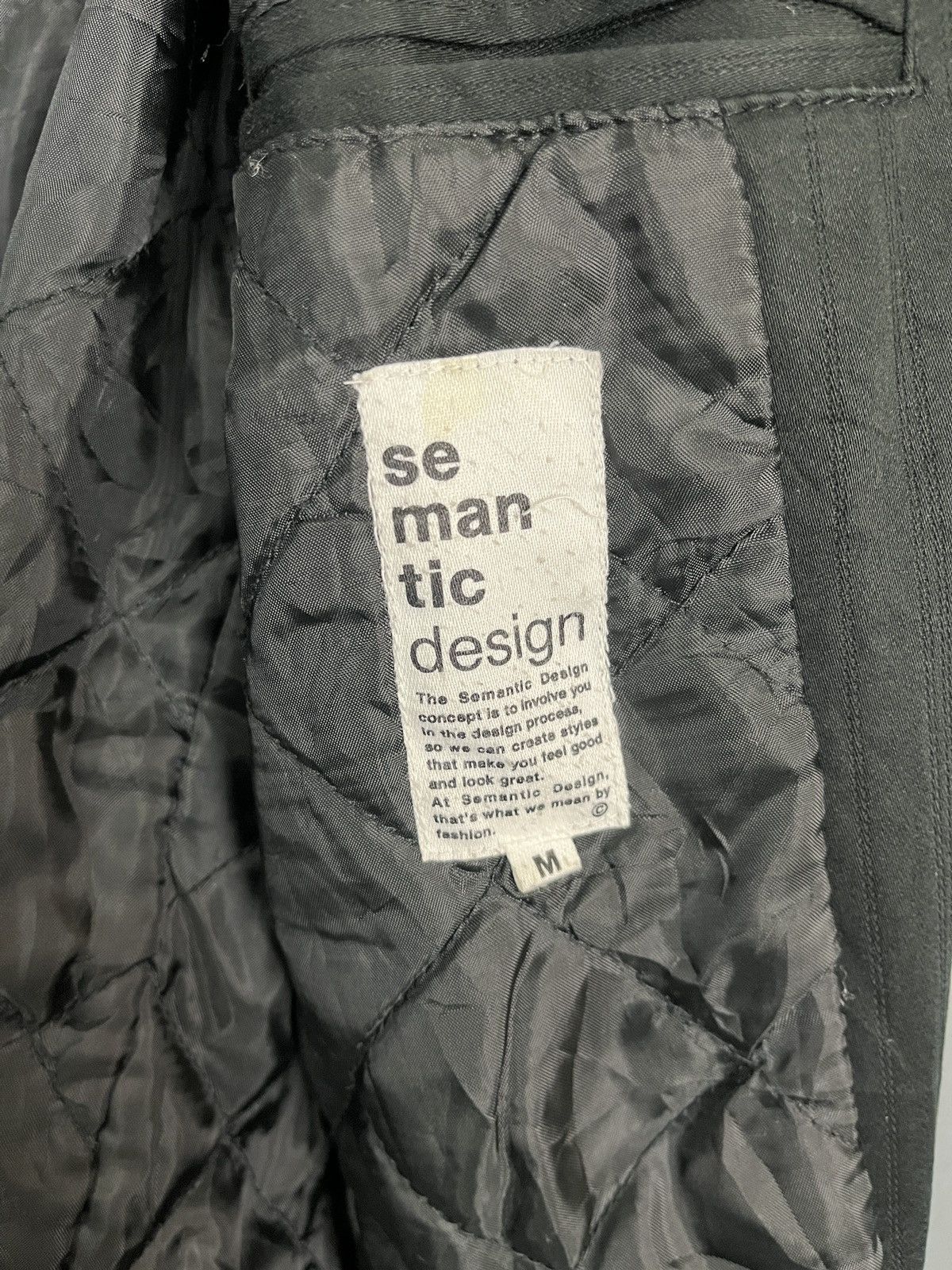 Japanese Brand × Seditionaries × semanticdesign Semantic Design Asymmetrical Bondage Trench Coat Jacket Size US M / EU 48-50 / 2 - 9 Thumbnail
