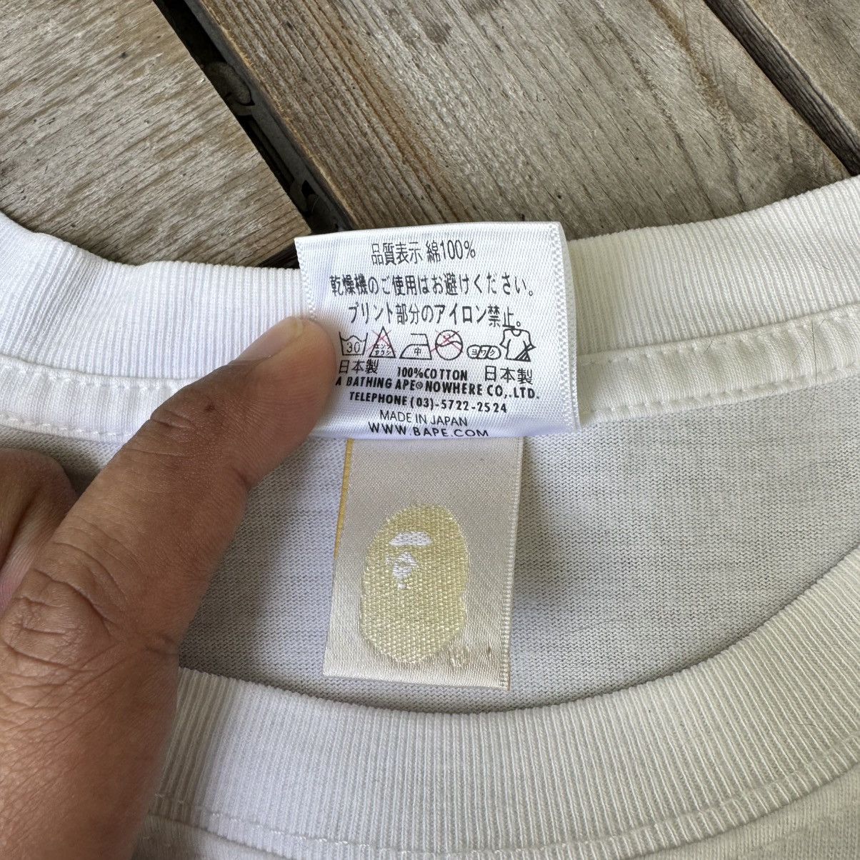 Bape × One Piece Bathing Ape BAPE x One Piece Ace T-shirt - Size L Size US L / EU 52-54 / 3 - 6 Thumbnail