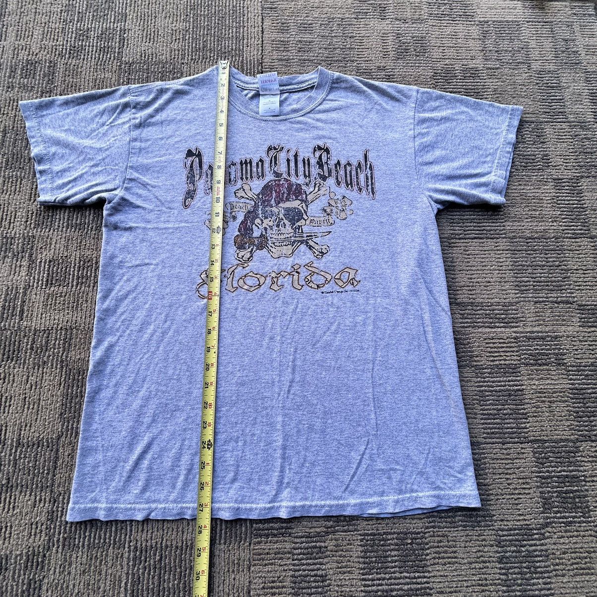 Vintage Vintage Panama Beach Florida Skull Pirate Graphic T-shirt Size US M / EU 48-50 / 2 - 5 Thumbnail