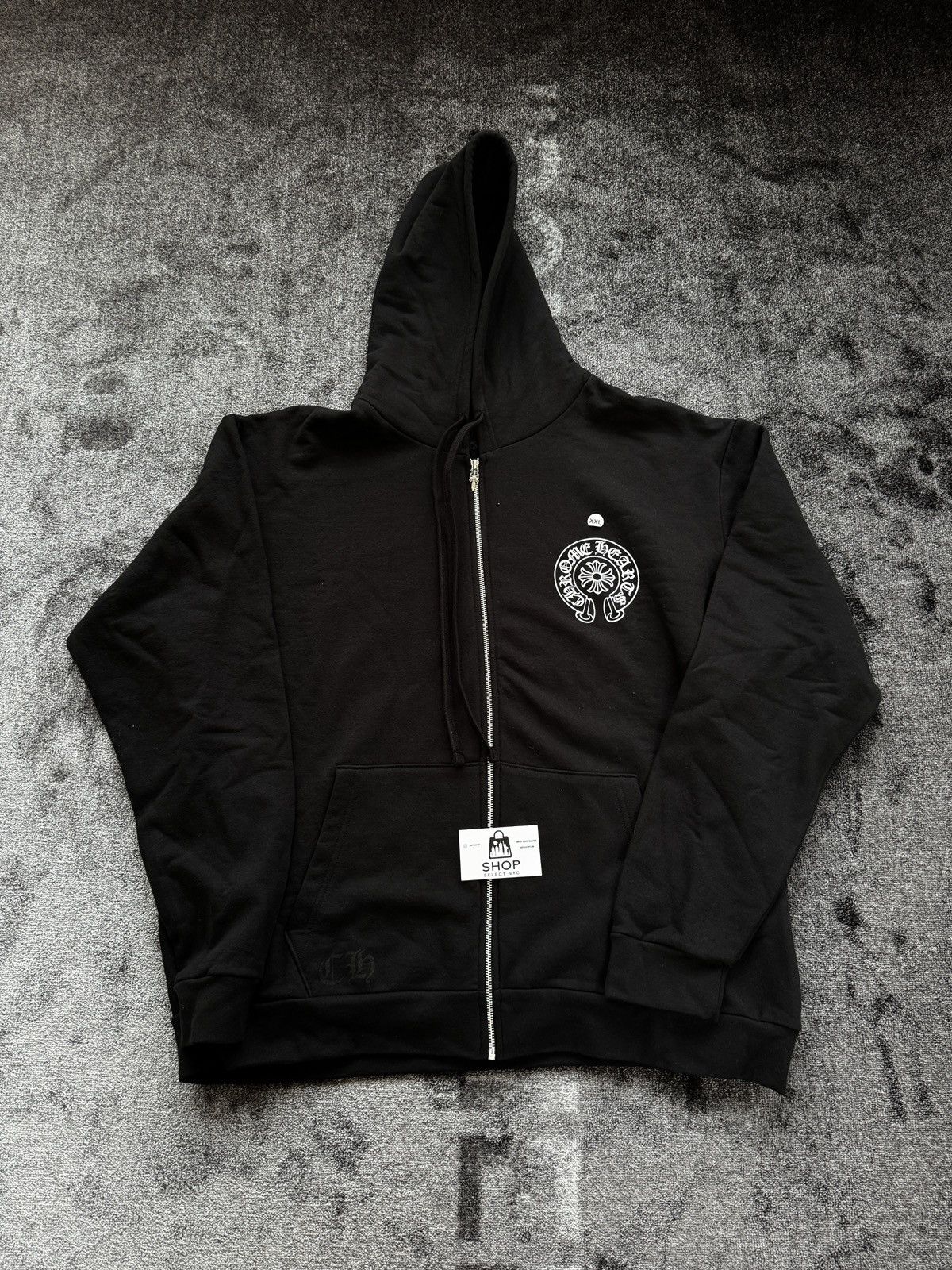 Chrome Hearts BRAND NEW CHROME HEARTS MIAMI EXCLUSIVE ZIP UP HOODIE Size US XXL / EU 58 / 5 - 2 Thumbnail