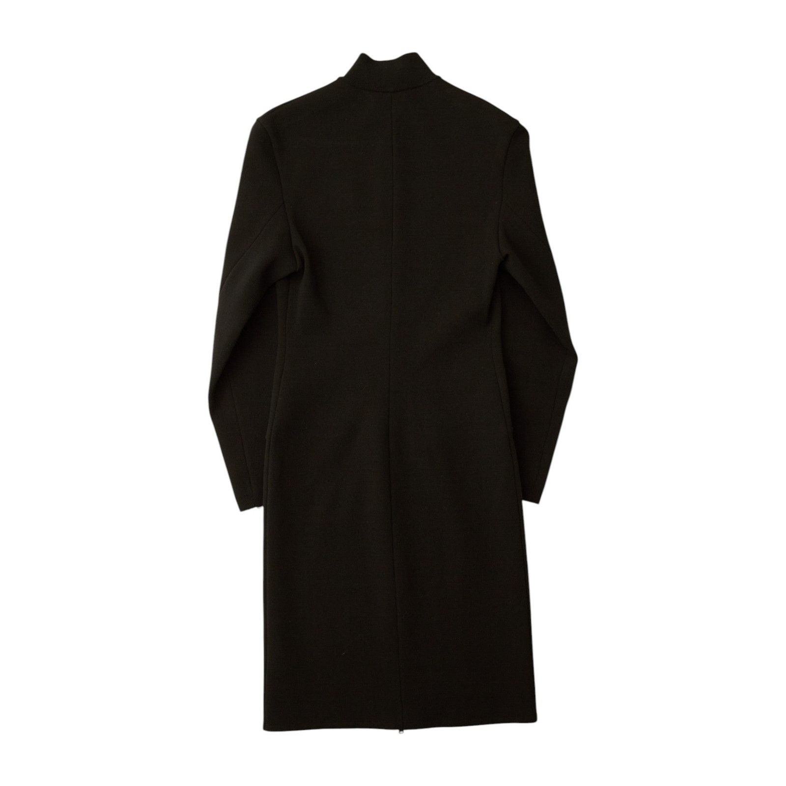 Alaia Black Wool Knit Zip Coat Size XS / US 0-2 / IT 36-38 - 2 Thumbnail