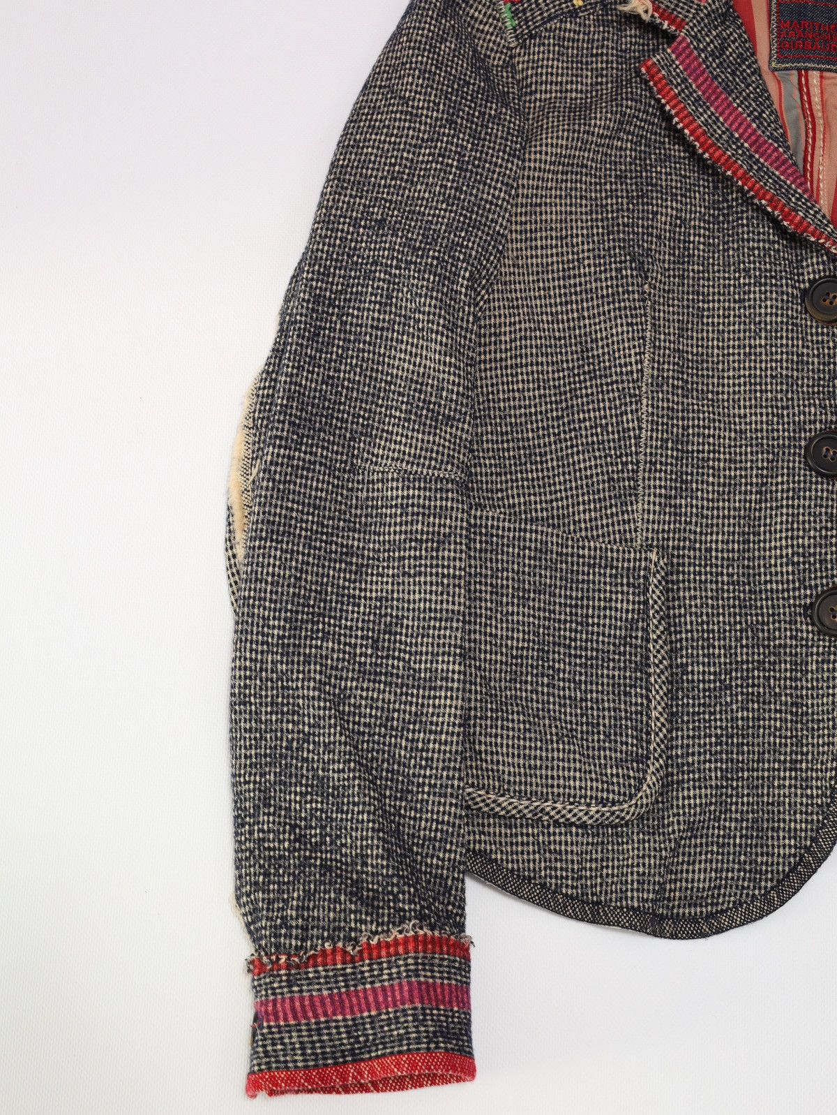 Marithe + Francois Girbaud Marithe Francois Girbaud Wool Cotton Printed Blazer Jacket Size M / US 6-8 / IT 42-44 - 8 Thumbnail