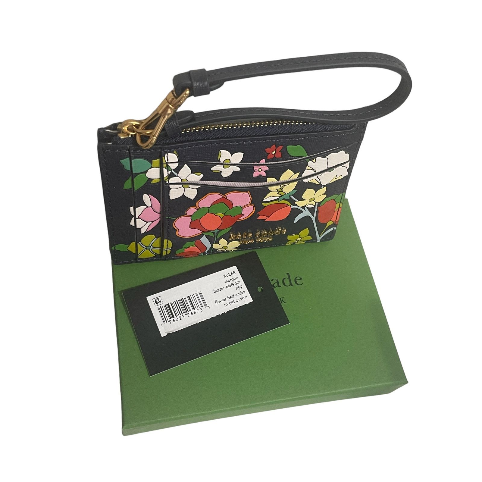 Kate Spade Kate Spade Morgan Flower Bed Embossed Card Case Wristlet Size ONE SIZE - 7 Thumbnail