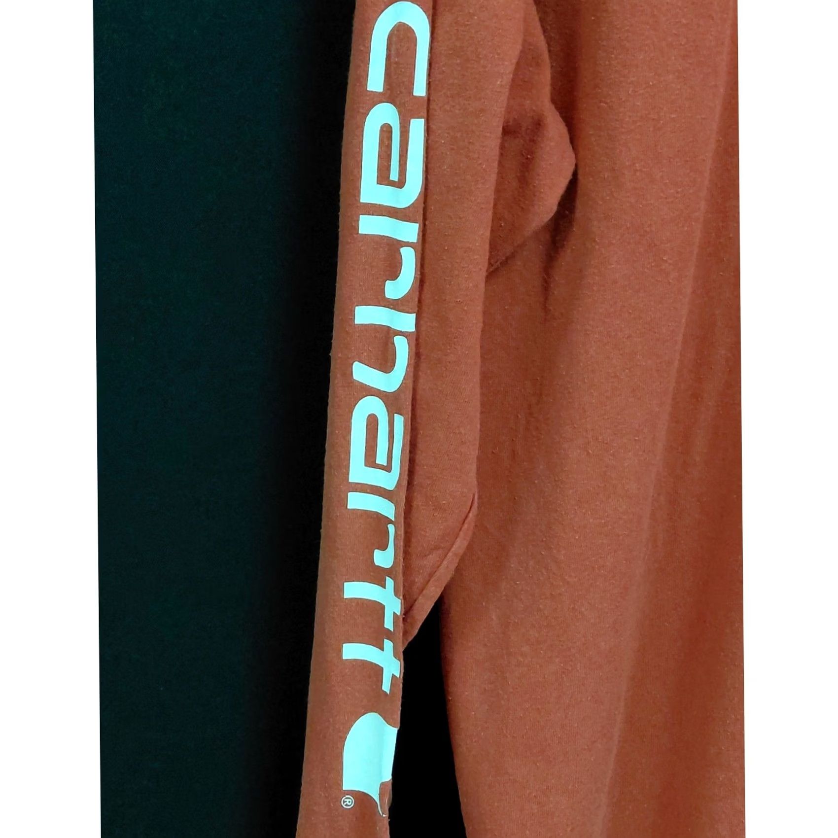 Carhartt Carhartt Long Sleeve T-Shirt Rust Solid Knit Men Size XL Size US XL / EU 56 / 4 - 3 Thumbnail