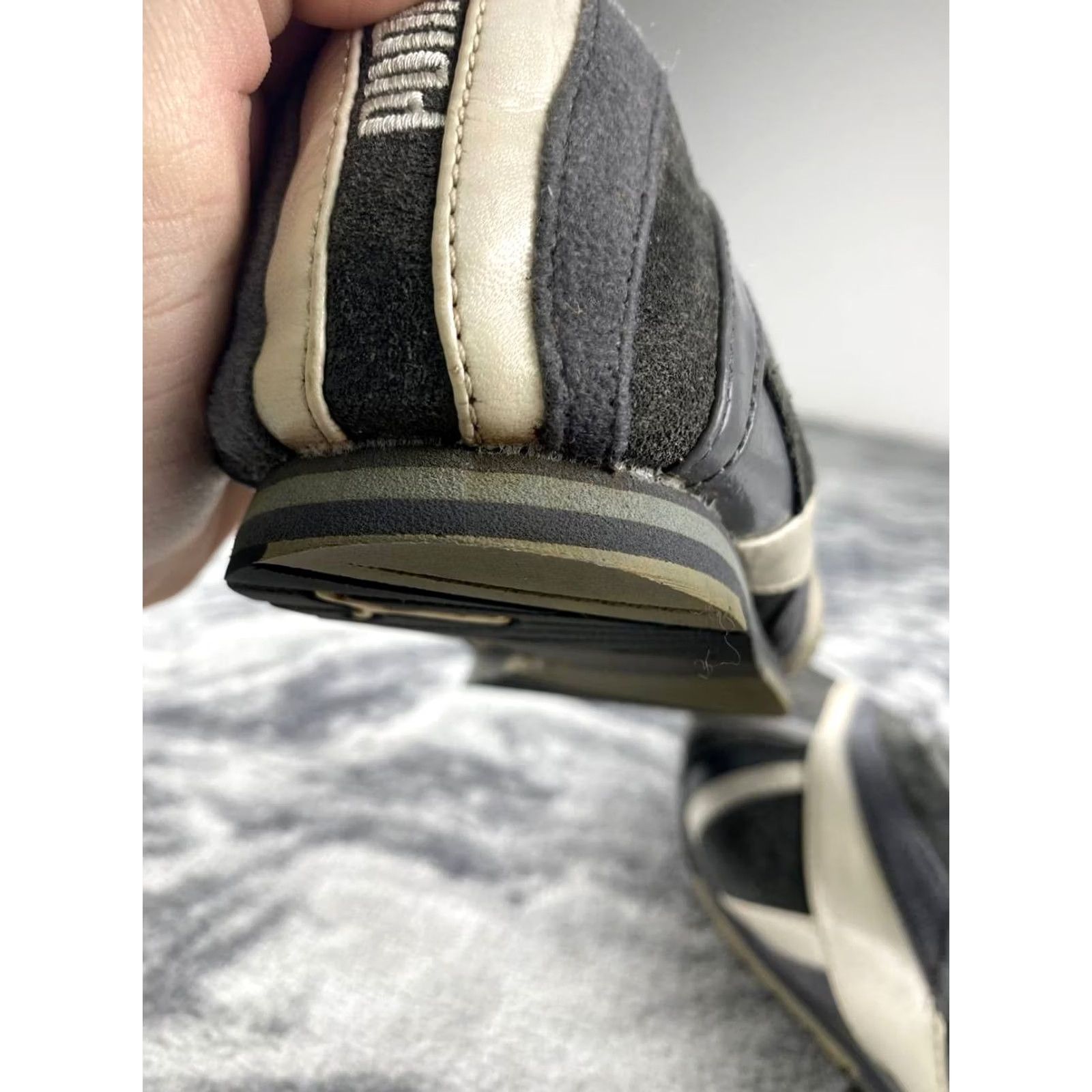 Puma PUMA Speedcat Sneakers Women Size US 5.5 Gray Leather Rubber Breathable Comfortable Casual Cat Theme Sneakers Size US 6 / IT 36 - 7 Thumbnail