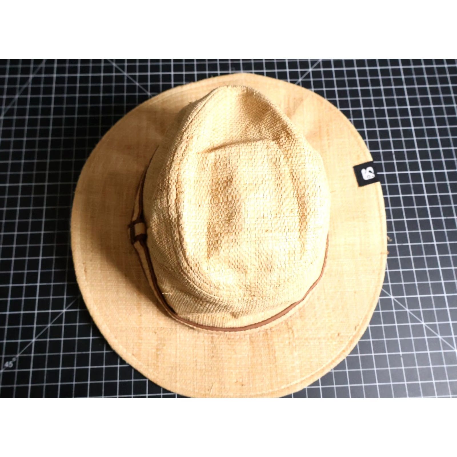 Vintage VINTAGE Scala Panama Hat Men Medium Beige Straw Packable Handmade Retro VTG Hat Size ONE SIZE - 7 Thumbnail