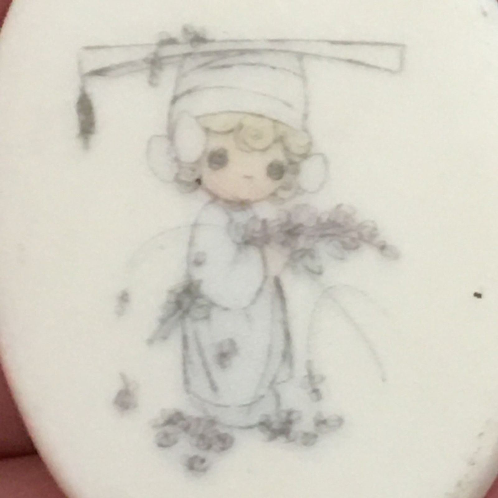 Vintage Vintage 1989 Precious Moments Graduate ribbon Size ONE SIZE - 7 Thumbnail