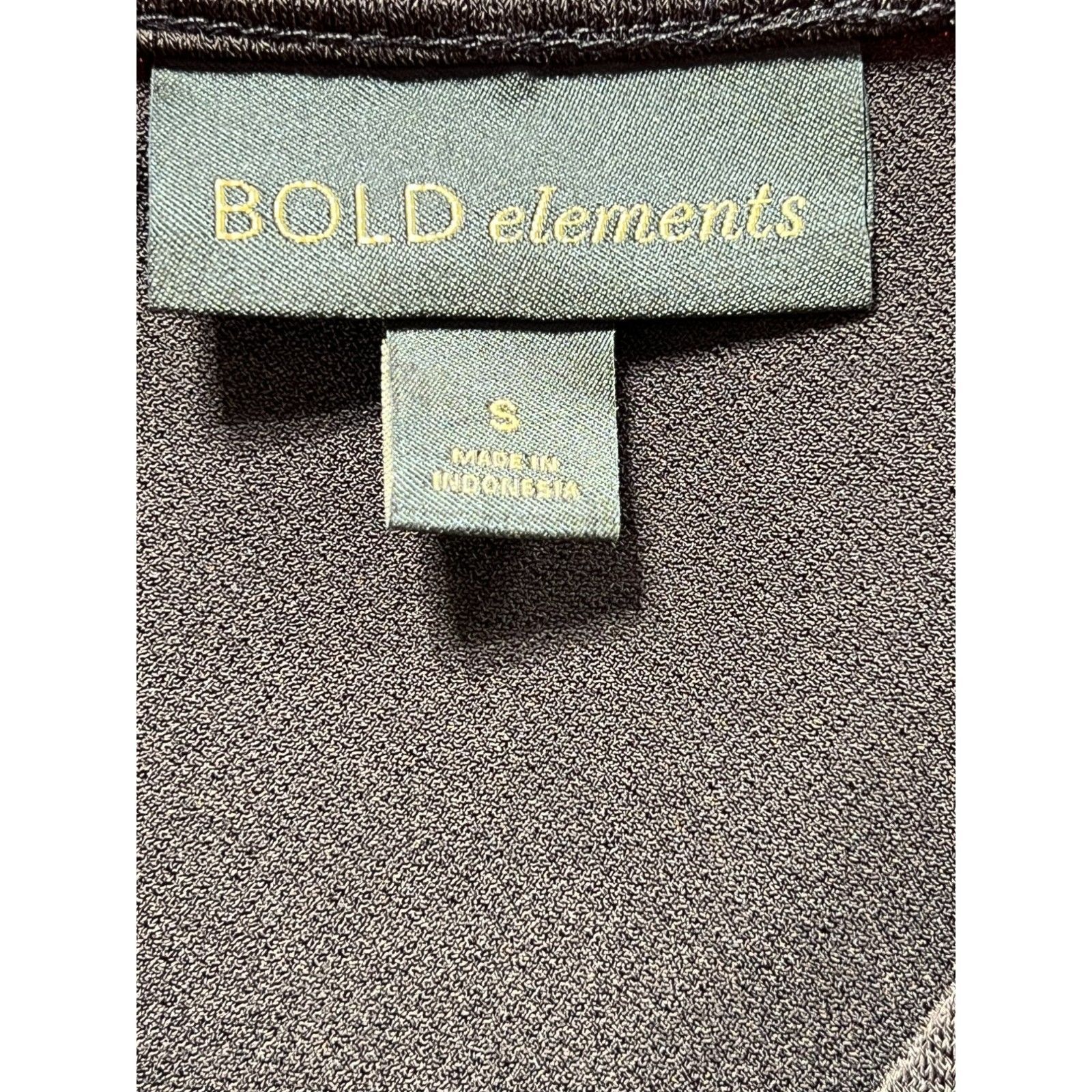 Other Bold Elements - Women's V-Neck Short Sleeve Blouse - Brown - Size S / US 4 / IT 40 - 9 Thumbnail