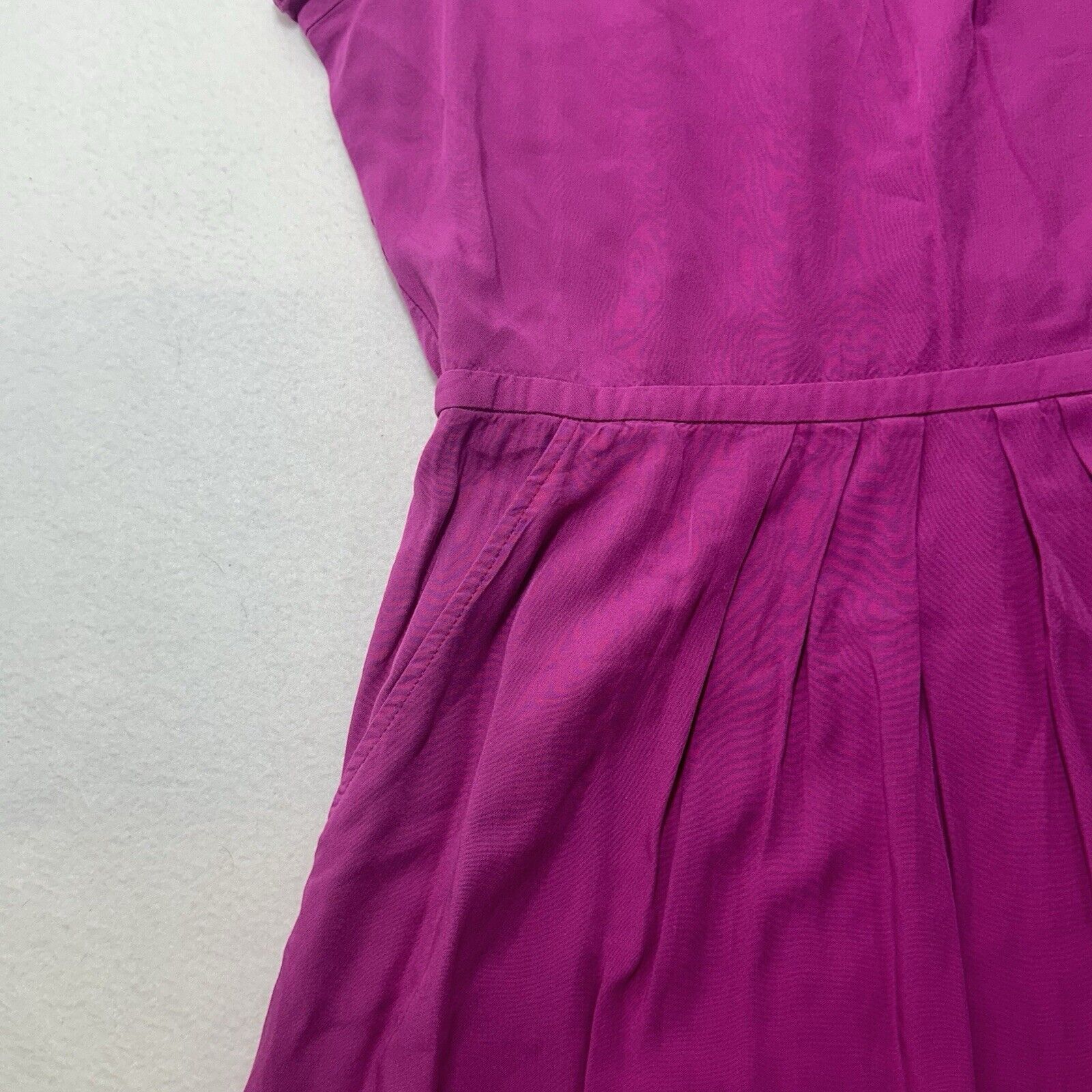 J.Crew J. Crew 12 Magenta Pink Mini Dress Pullover Pockets Size XL / US 12-14 / IT 48-50 - 6 Thumbnail