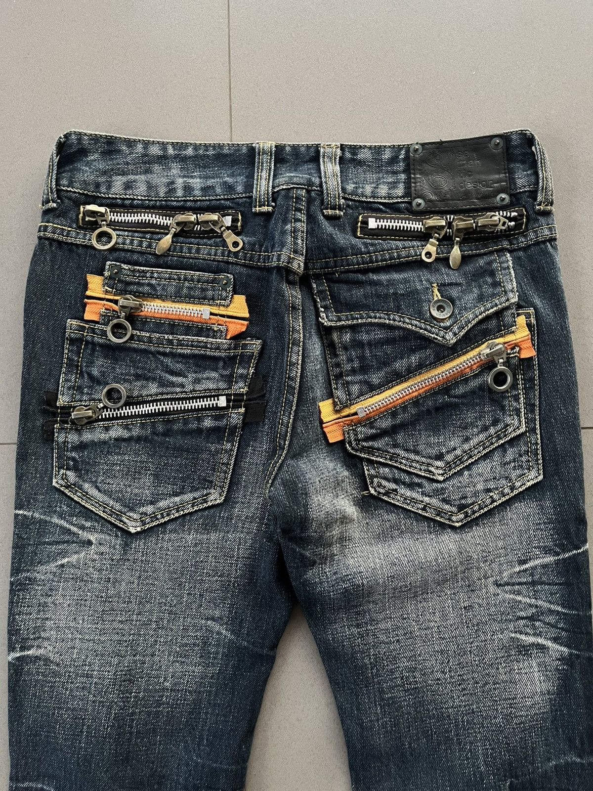 Isamu Katayama Backlash JAPANESE FLARE PANTS LOTS OF ZIPPERS SEMANTIC DESIGN VKEI Size US 30 / EU 46 - 3 Thumbnail