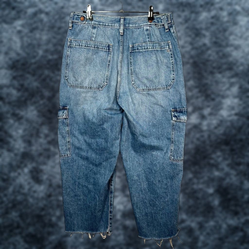 Madewell Madewell Jeans Baggy Tapered Denim Cargo 90s Vintage Men's Womens 30 Blue Size 30" / US 8 / IT 44 - 1 Thumbnail