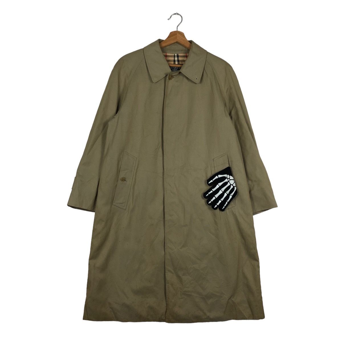 Burberry 🔥90’s VINTAGE TRENCH COAT BURBERRY NOVA CHECK LINING Size US M / EU 48-50 / 2 - 2 Thumbnail